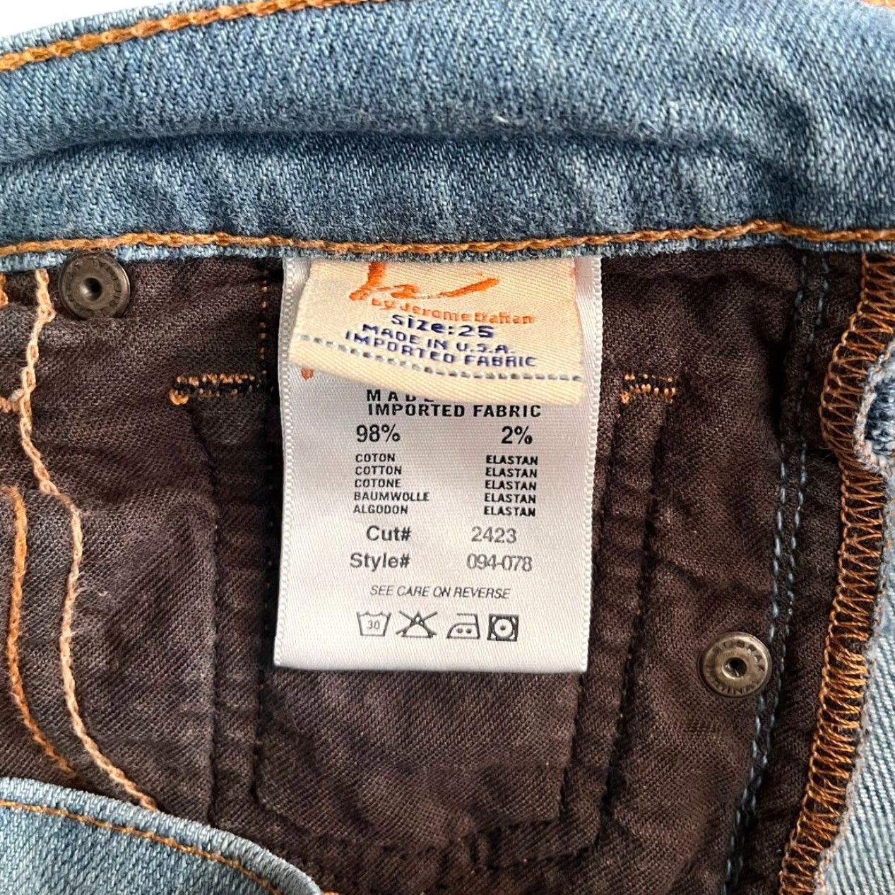 Citizens Of Humanity Citizens of Humanity Jeans Womens 25 Blue Bootcut Light Wash Made in USA Size 42" / US 20 - 8 Thumbnail