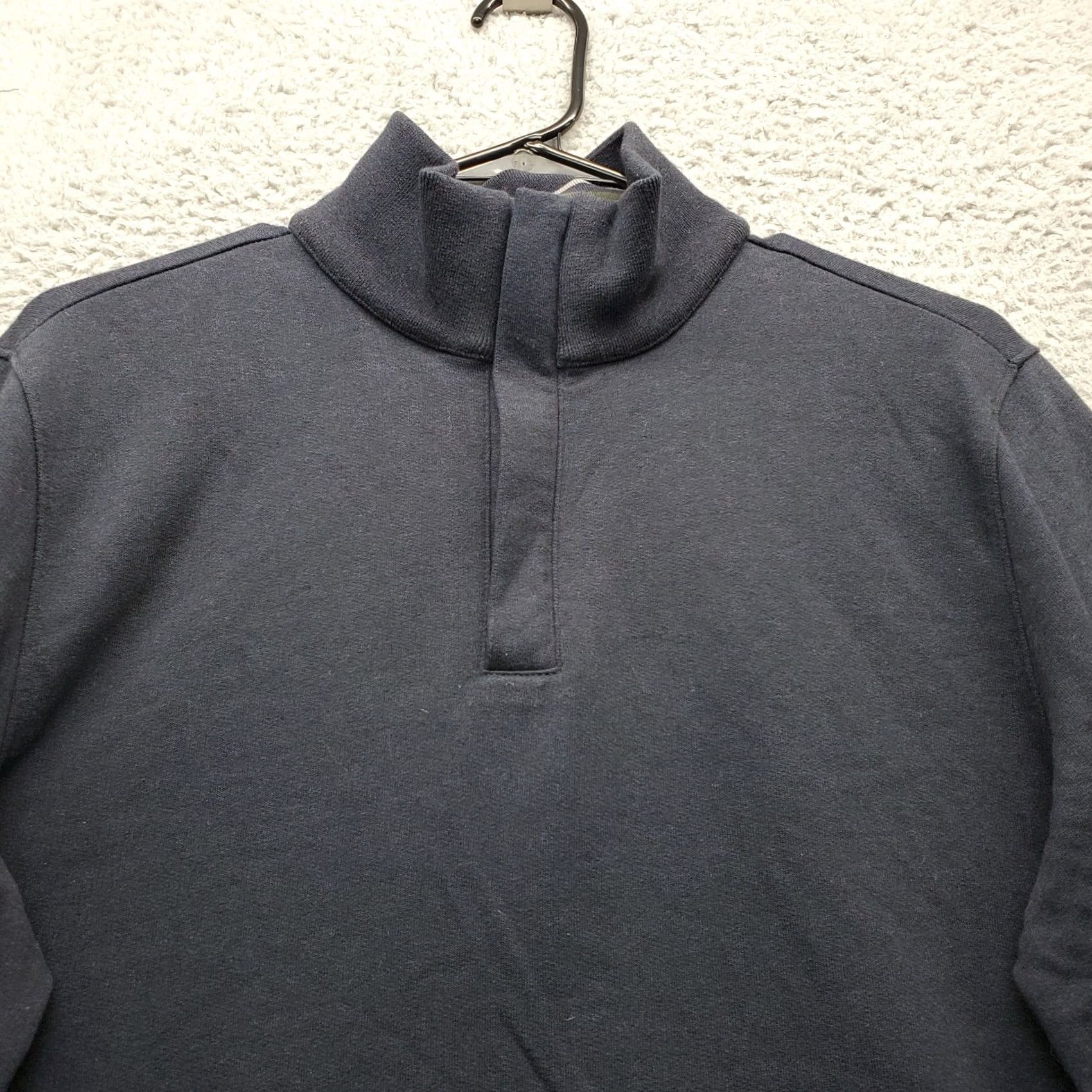 UNTUCKit UNTUCKit Sweatshirt Men Medium Black Regular Fit Mock Neck Elastic Cuff Hem Shirt Size US M / EU 48-50 / 2 - 3 Thumbnail