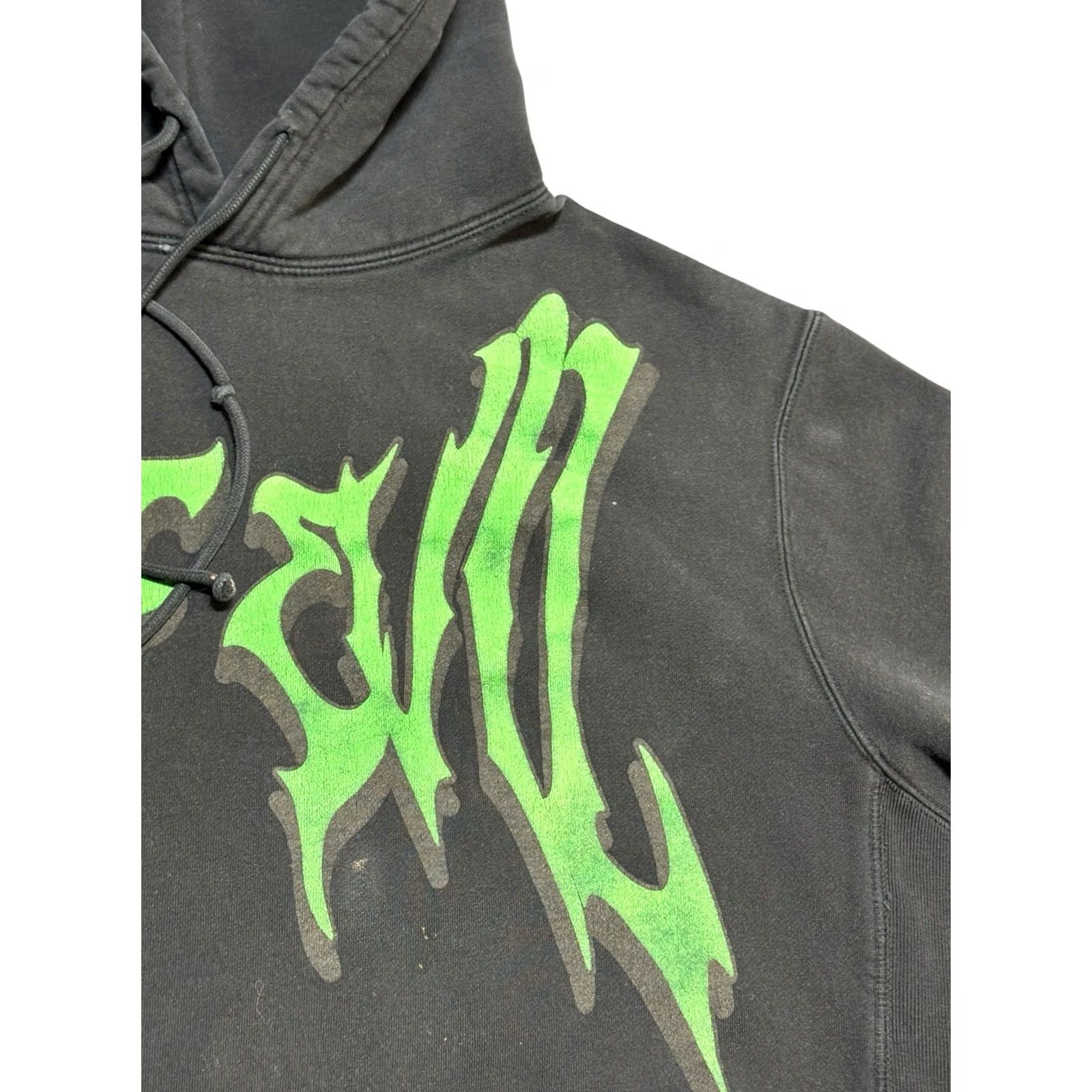 Vintage 333 Half-Evil Hoodie Mens 2XL Black Full Zip Graphic Sweatshirt Size US XXL / EU 58 / 5 - 5 Thumbnail