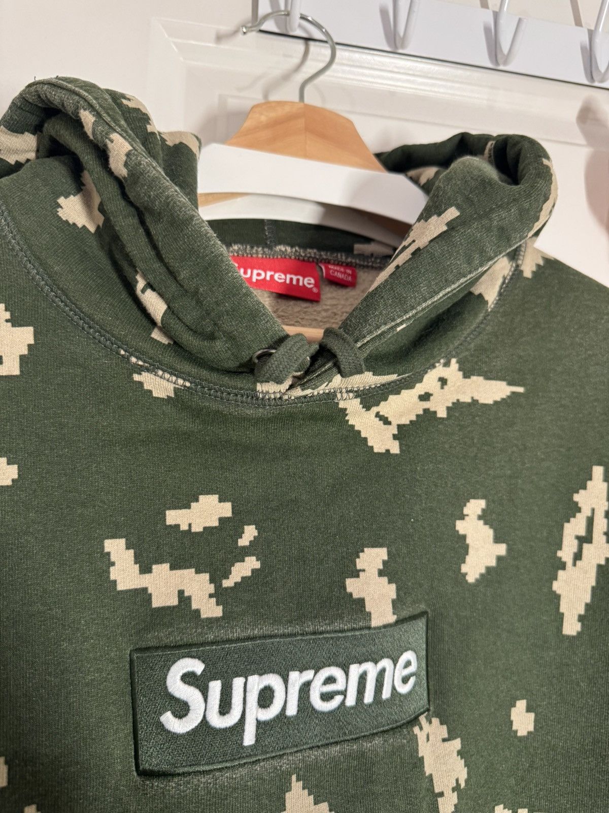 Supreme Box Logo Hooded Sweatshirt Olive Russian Camo FW21 Size US L / EU 52-54 / 3 - 4 Thumbnail