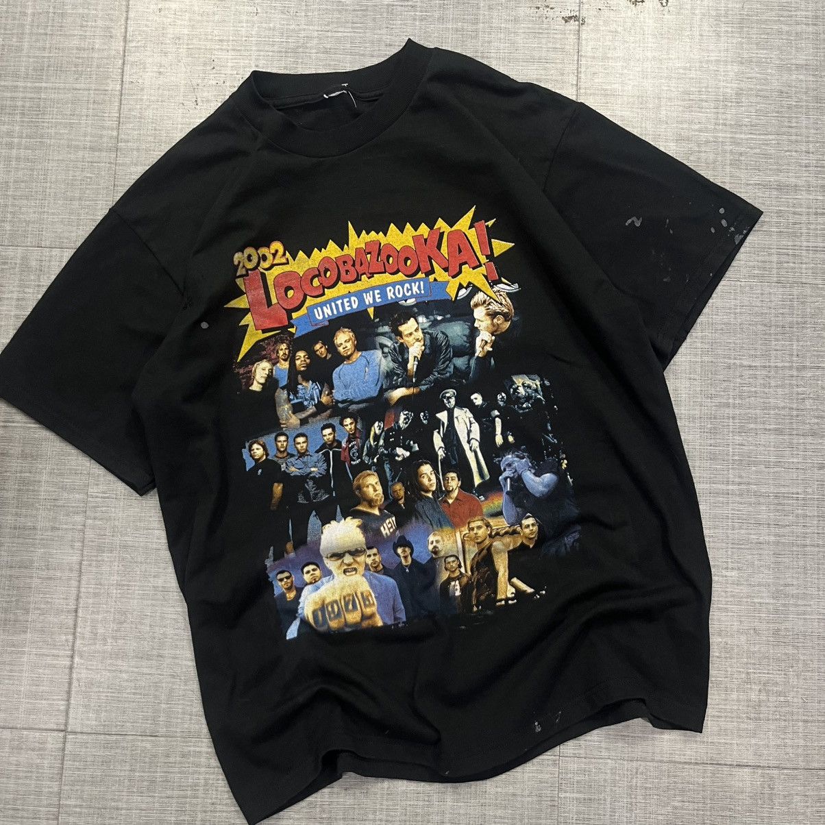 Band Tees × Vintage VTG 2002 Lolapaloza United We Rock Tee Size US XL / EU 56 / 4 - 1 Thumbnail