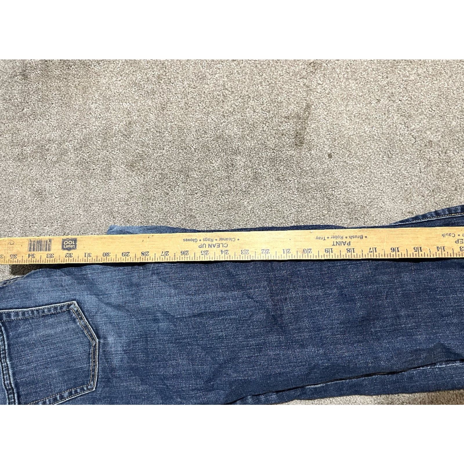 Gap GAP Classic Fit Mid Rise Women's 4 Jeans Light Blue Denim Regular 27 Blue 5-Pocket Pockets Straight Model Classic Straight Mid Rise Womens Jeans Size 27" / US 4 / IT 40 - 6 Thumbnail