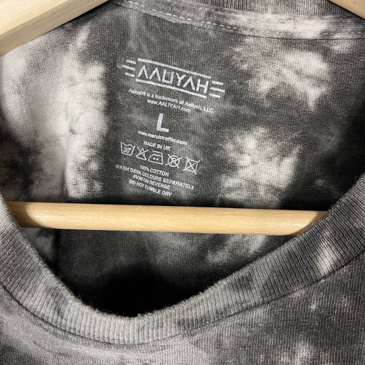 Band Tees × Rap Tees Aaliyah Tie Dye t-shirt Size US L / EU 52-54 / 3 - 4 Thumbnail