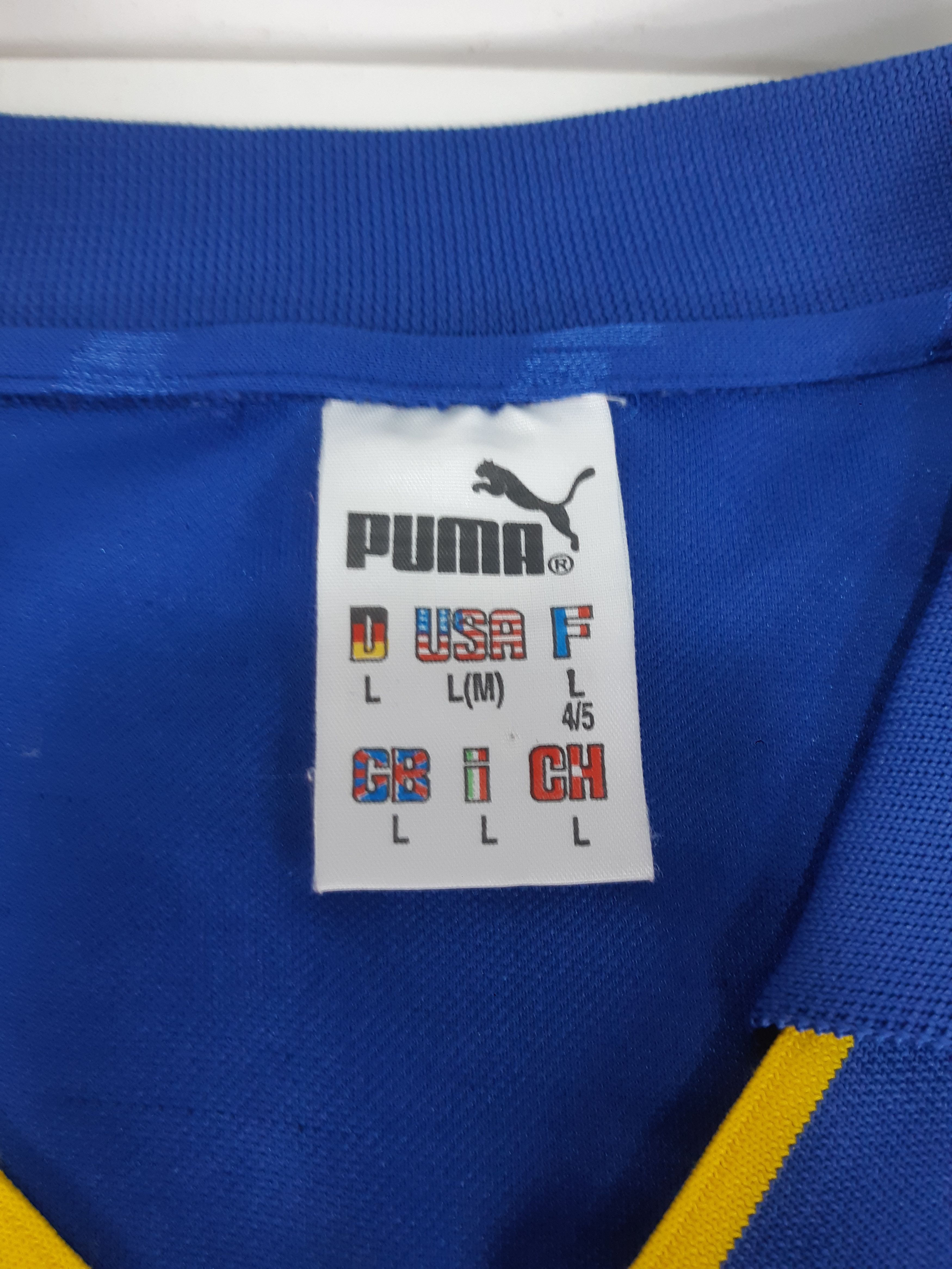 Puma Vintage 90s PUMA Street Soccer Jersey size L Size US L / EU 52-54 / 3 - 4 Thumbnail
