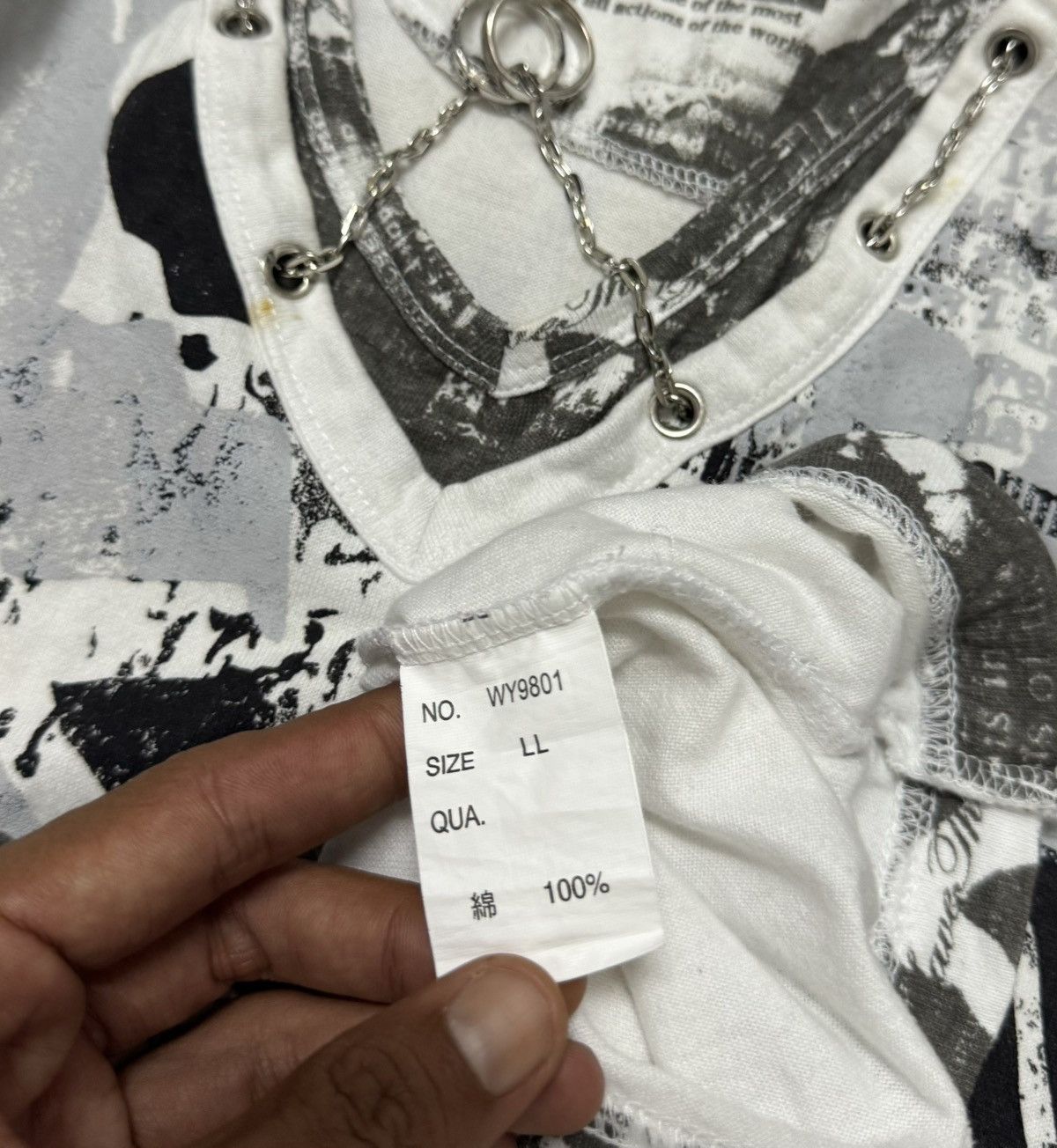 Japanese Brand Punk Design by WILD LIFE Long Sleeve Shirt Size US M / EU 48-50 / 2 - 10 Thumbnail