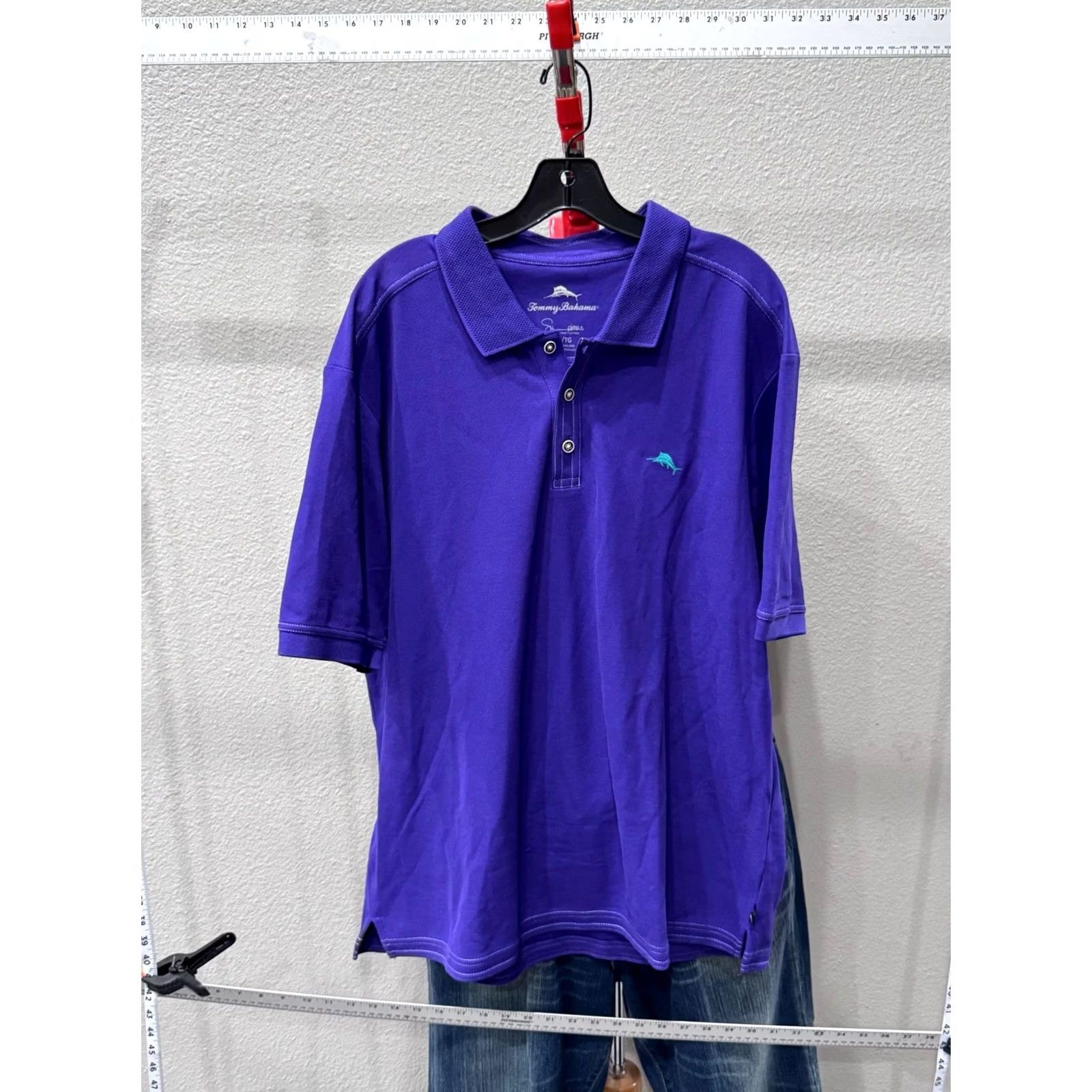 Tommy Bahama Tommy Bahama Polo Shirt XL Men's Purple POLO SHIRT Multicolor Long Sleeve Polo Shirt Mens XL Purple Size US XL / EU 56 / 4 - 3 Thumbnail