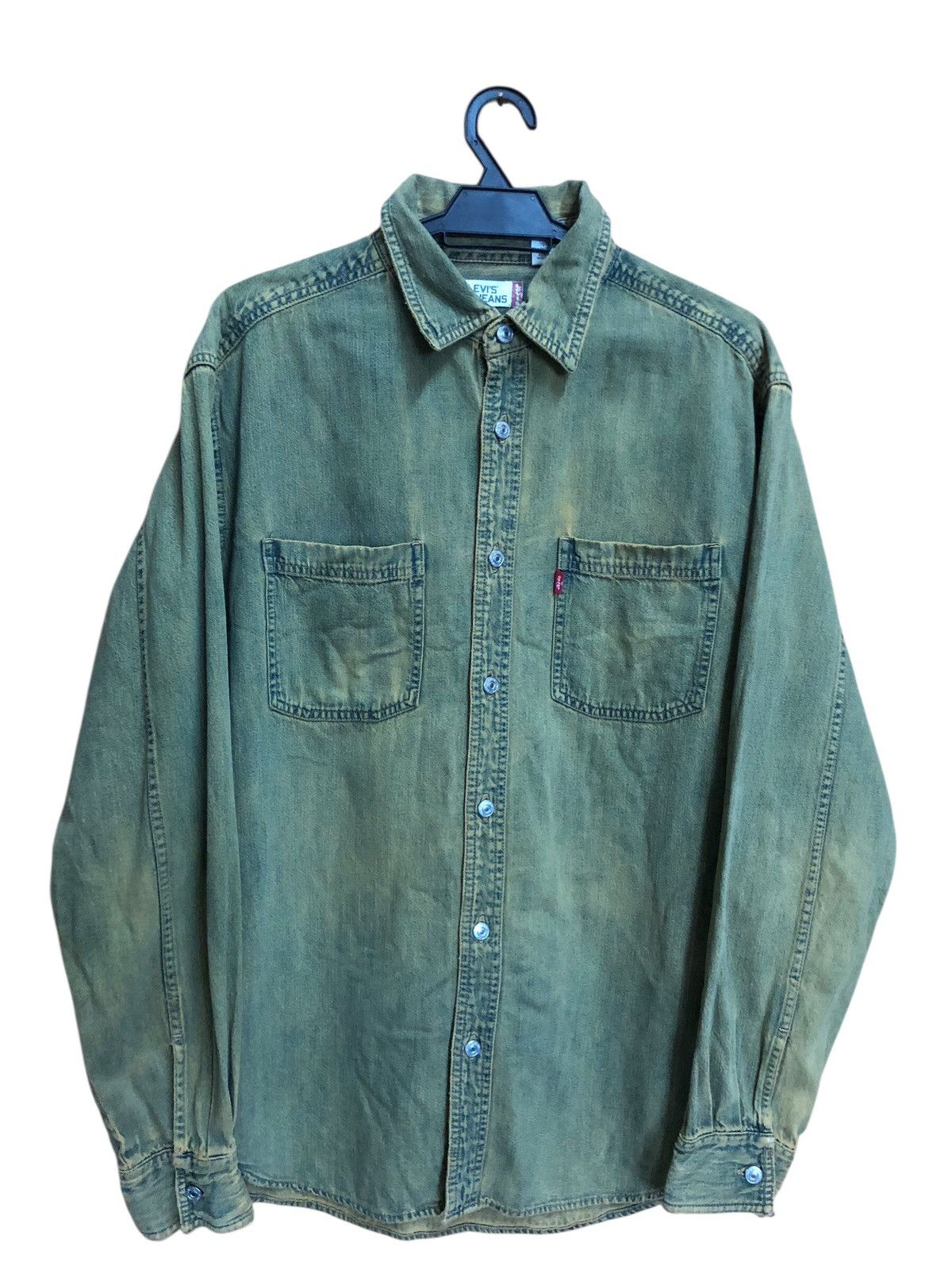 Levi's Levi’s Chambray Denim Button Ups Shirt Size US M / EU 48-50 / 2 - 1 Thumbnail