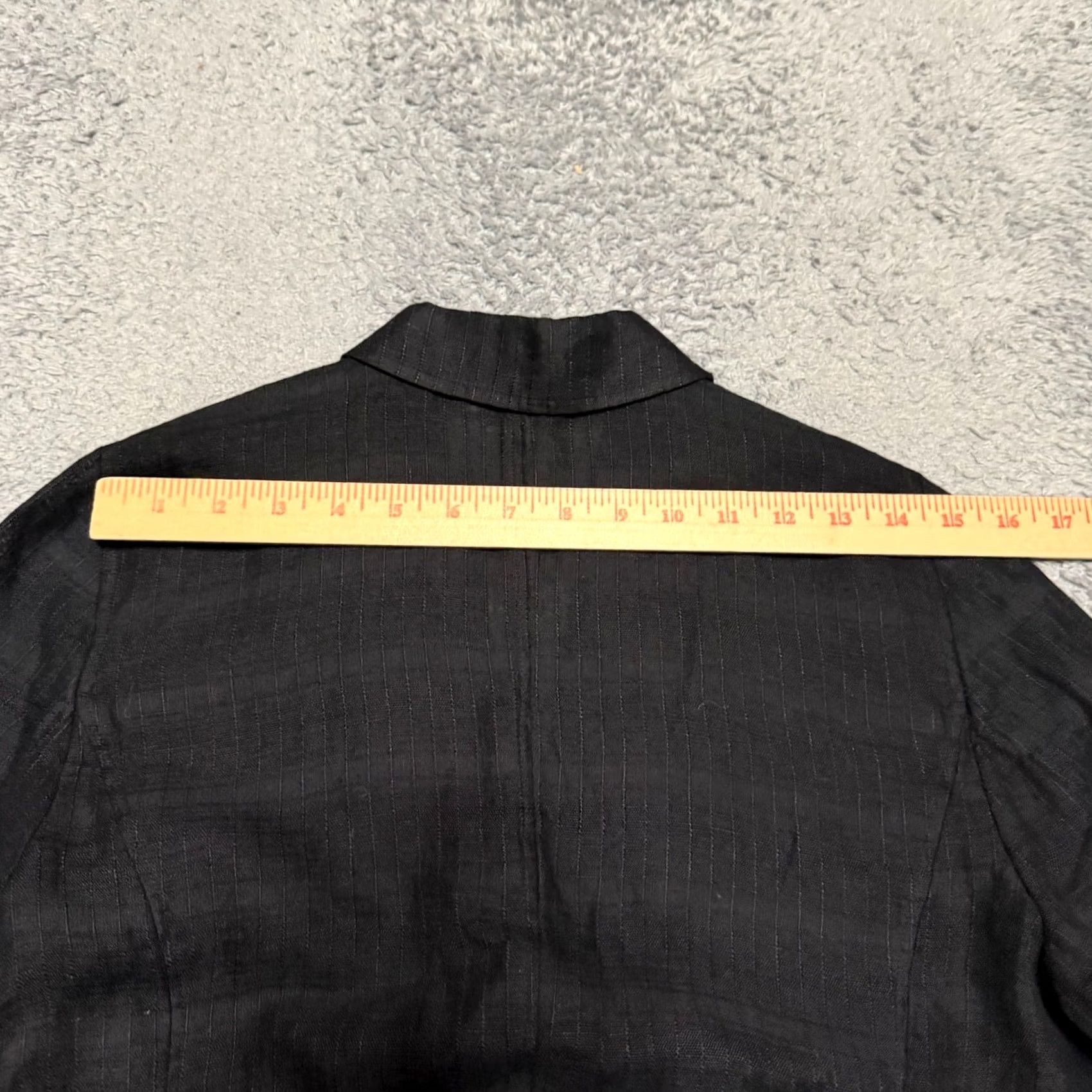 Eileen Fisher Eileen Fisher Blazer Shirt Jacket Womens Small Black Minimalist Lightweight Size S / US 4 / IT 40 - 4 Thumbnail