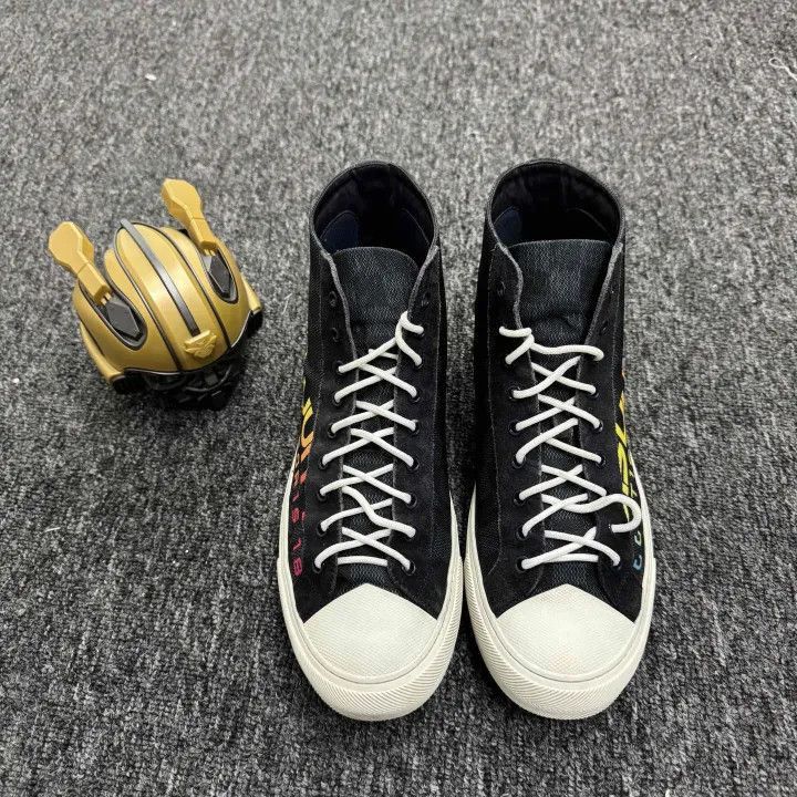Louis Vuitton Louis Vuitton High-Top Lace-Up Sneakers for Unisex -2508 Size US 8 / EU 41 - 2 Thumbnail