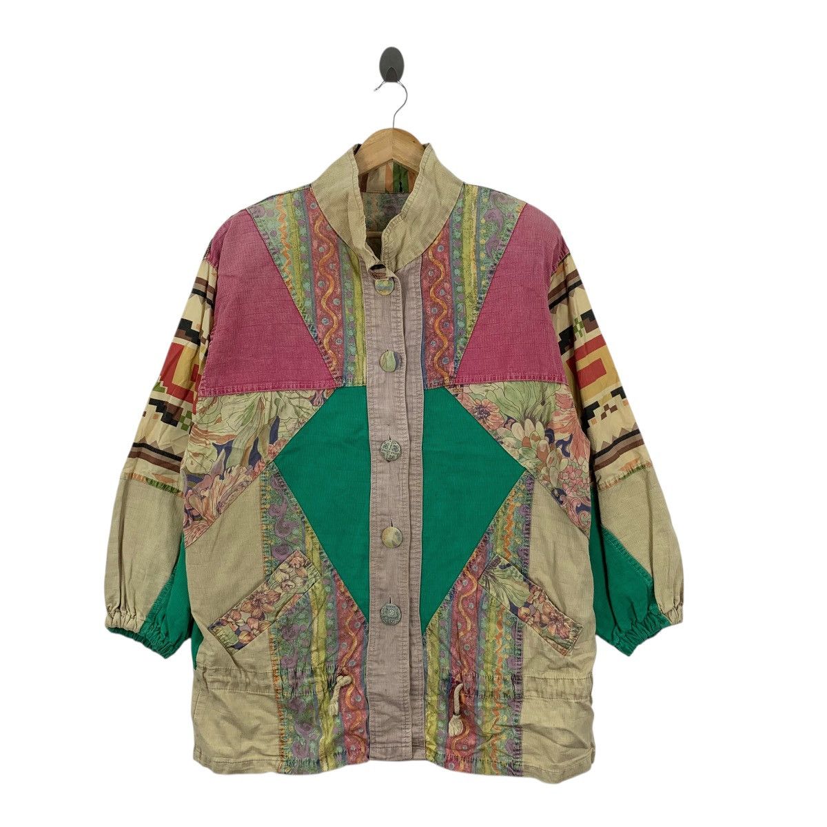 Other Vintage KOREA HIGH FASHION Patchwork Artwork Abstrack Jacket Size XL / US 12-14 / IT 48-50 - 3 Thumbnail