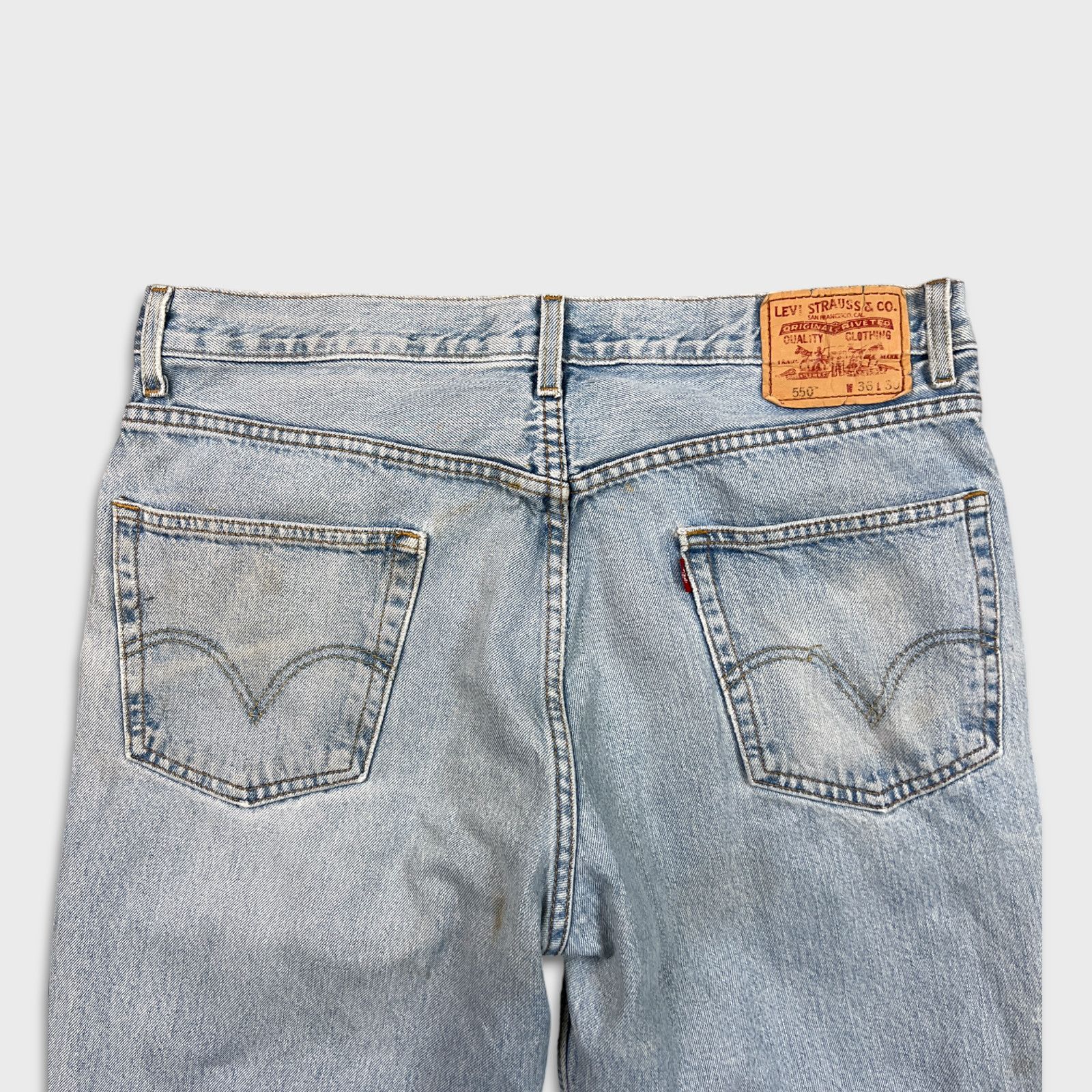 Levi's Levi's 550 Jeans 36x30 Relaxed Fit Straight Leg Baggy Denim Size US 36 / EU 52 - 7 Thumbnail