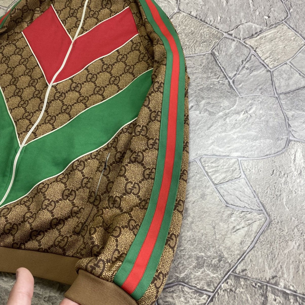 Gucci Gucci Monogram Logo GG Jacquard Track Suit Zip-up Jacket Size US M / EU 48-50 / 2 - 7 Thumbnail