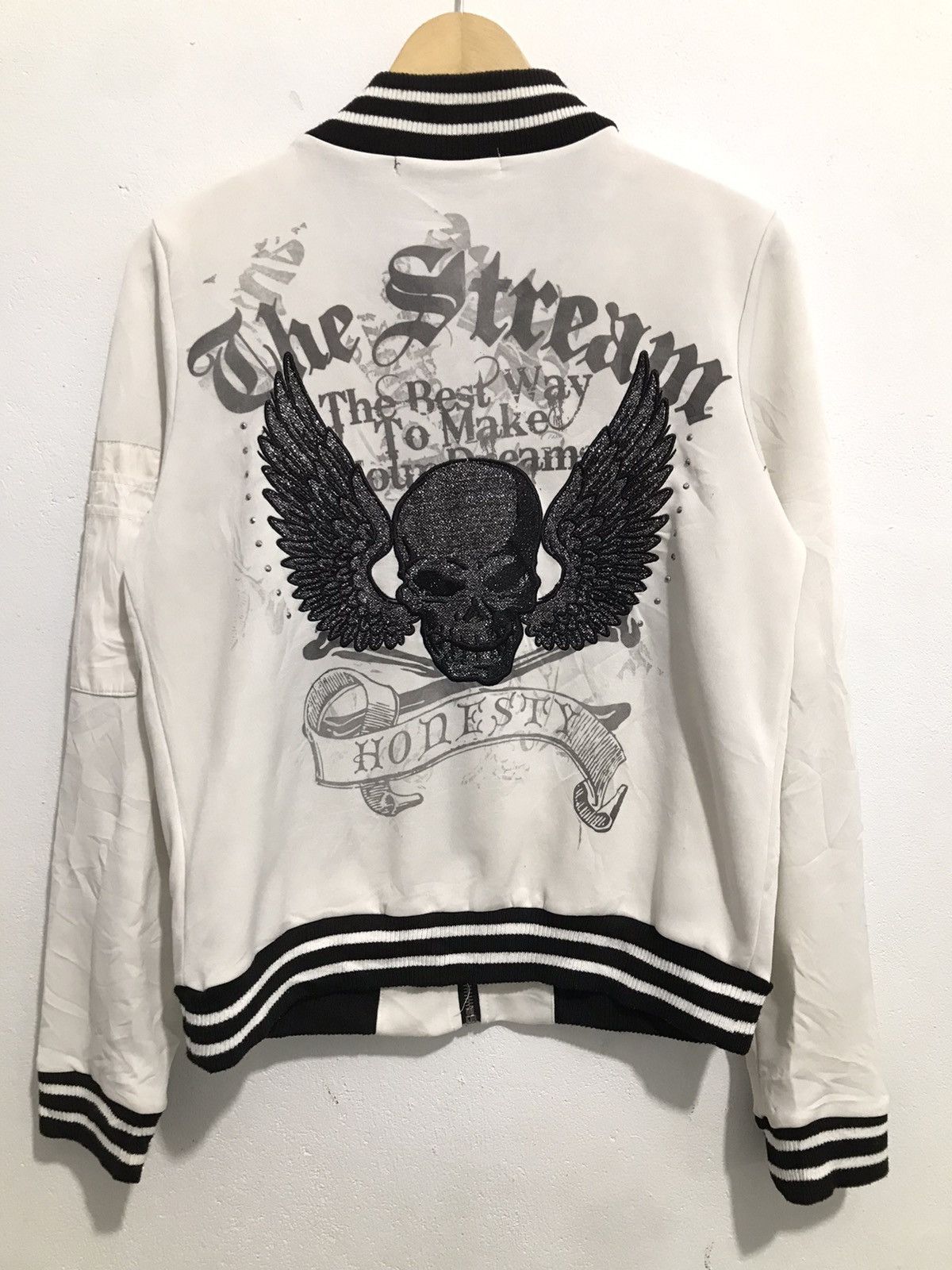If Six Was Nine Digdeep gothic Skull track jacket y2k style Size US S / EU 44-46 / 1 - 2 Thumbnail