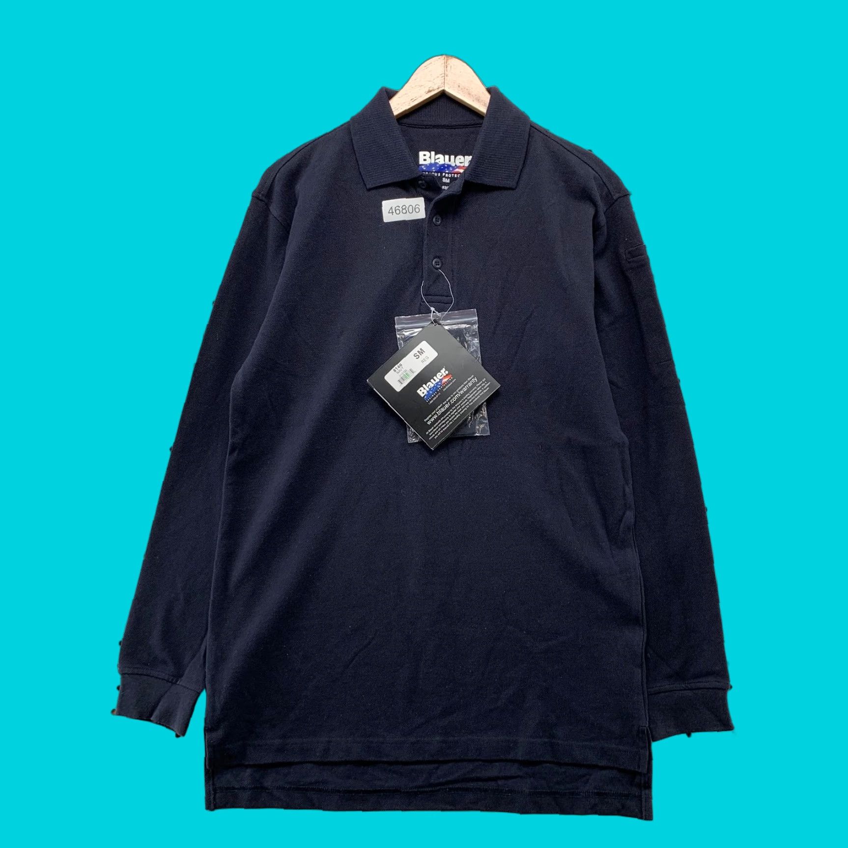 Vintage Blauer Polo Shirt Mens Small Navy Blue Long Sleeve Workwear Collared Shirt Mens Small Navy Blue Long Sleeve Polo Blauer Workwear Polo Shirt Size US S / EU 44-46 / 1 - 1 Thumbnail