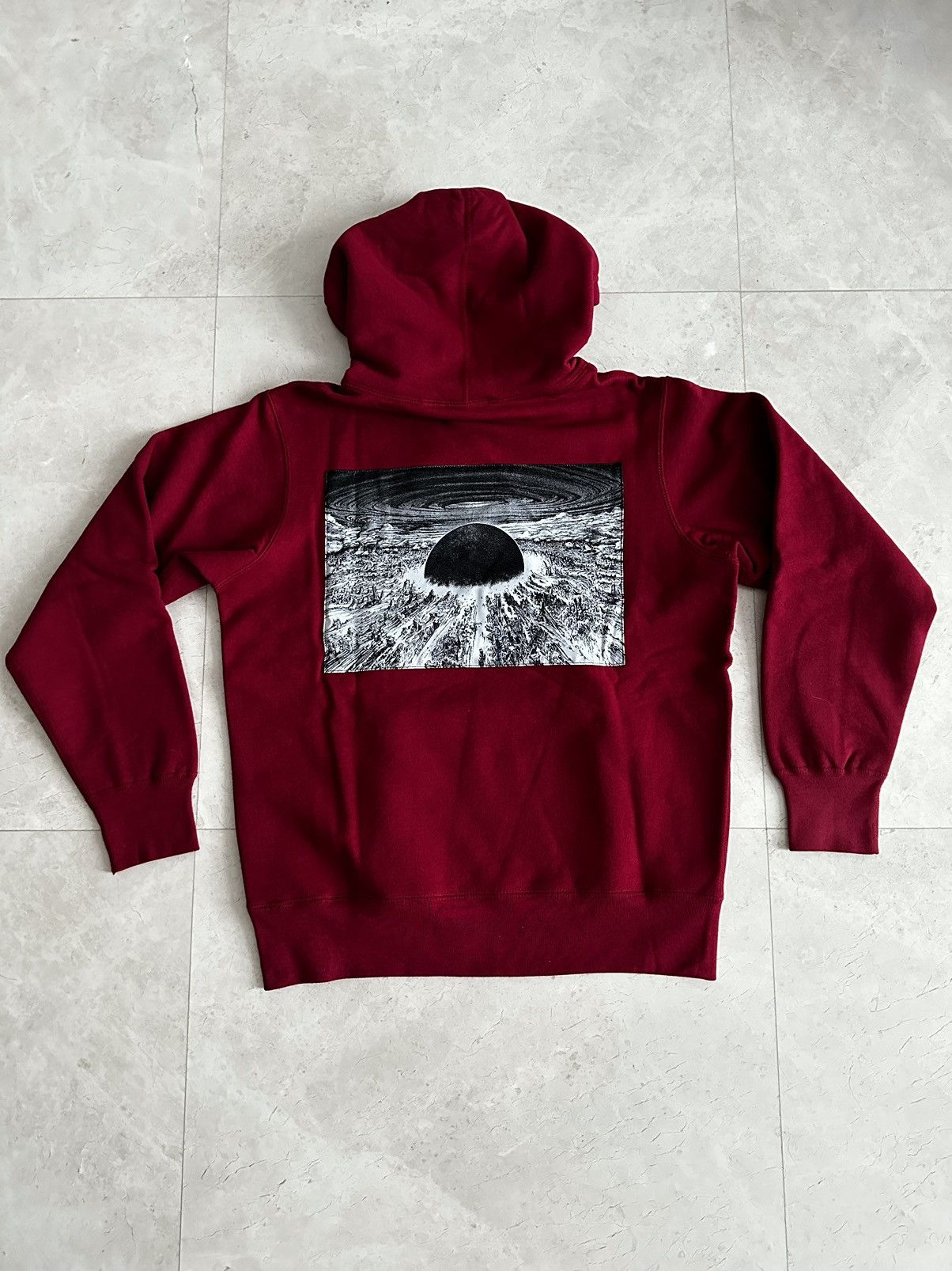 image of Supreme Akira Neo Tokyo Hoodie in Red, Men's (Size Small)