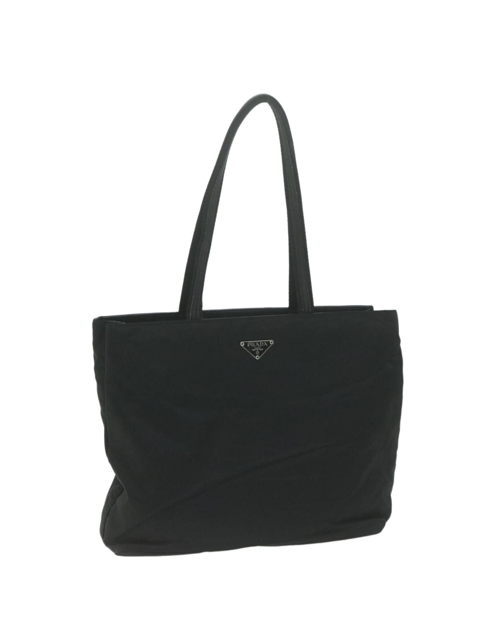 image of Black Synthetic Designer Shoulder Bag By Prada, Women's