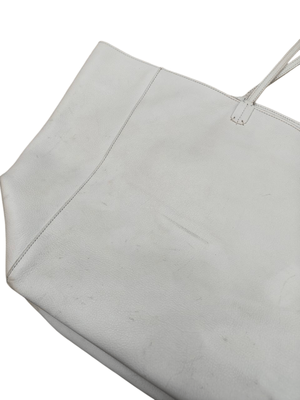 Genuine Leather Mimi Fitzgerald Leather worn Tote Bag Size ONE SIZE - 3 Thumbnail