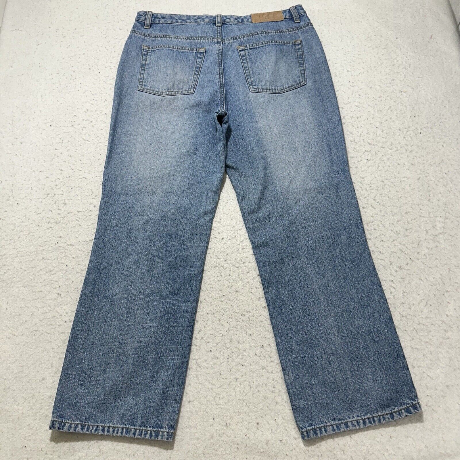 Loft Ann Taylor LOFT 8 Straight Leg Denim Jeans Light Blue 32x26 Size 30" / US 8 / IT 44 - 6 Thumbnail