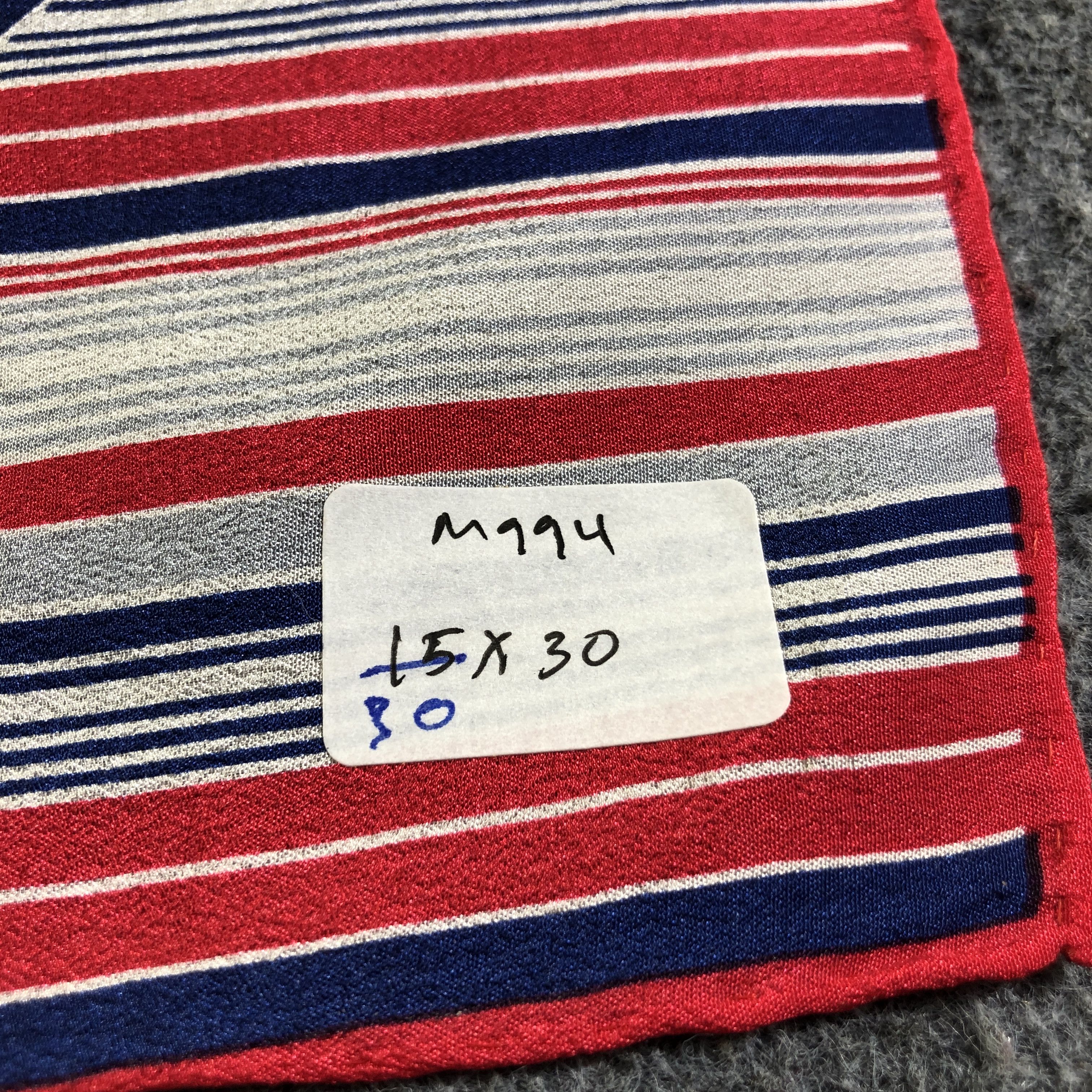 Vintage Atelier Parnasse Hand Rolled Silk Scarf M994 Size ONE SIZE - 8 Thumbnail