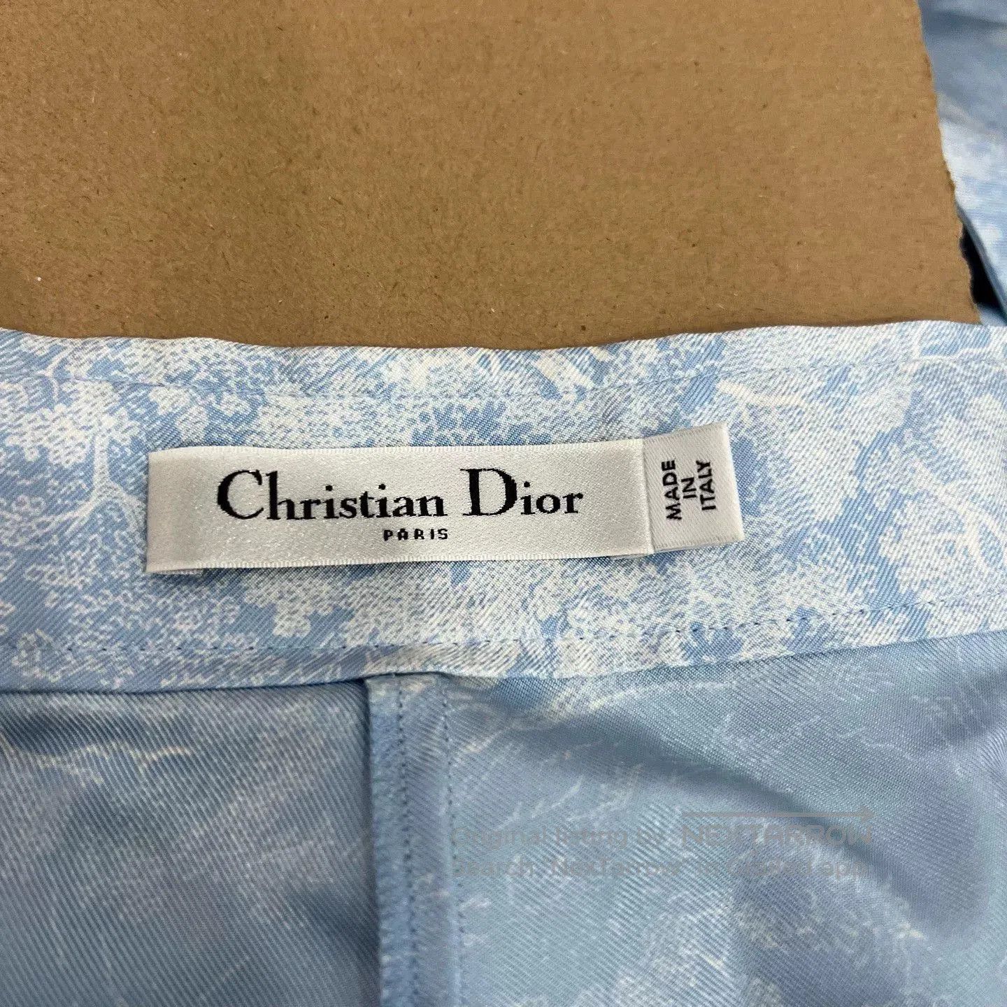 Dior Dior Zoo Silk Trousers. Size 39" - 4 Thumbnail
