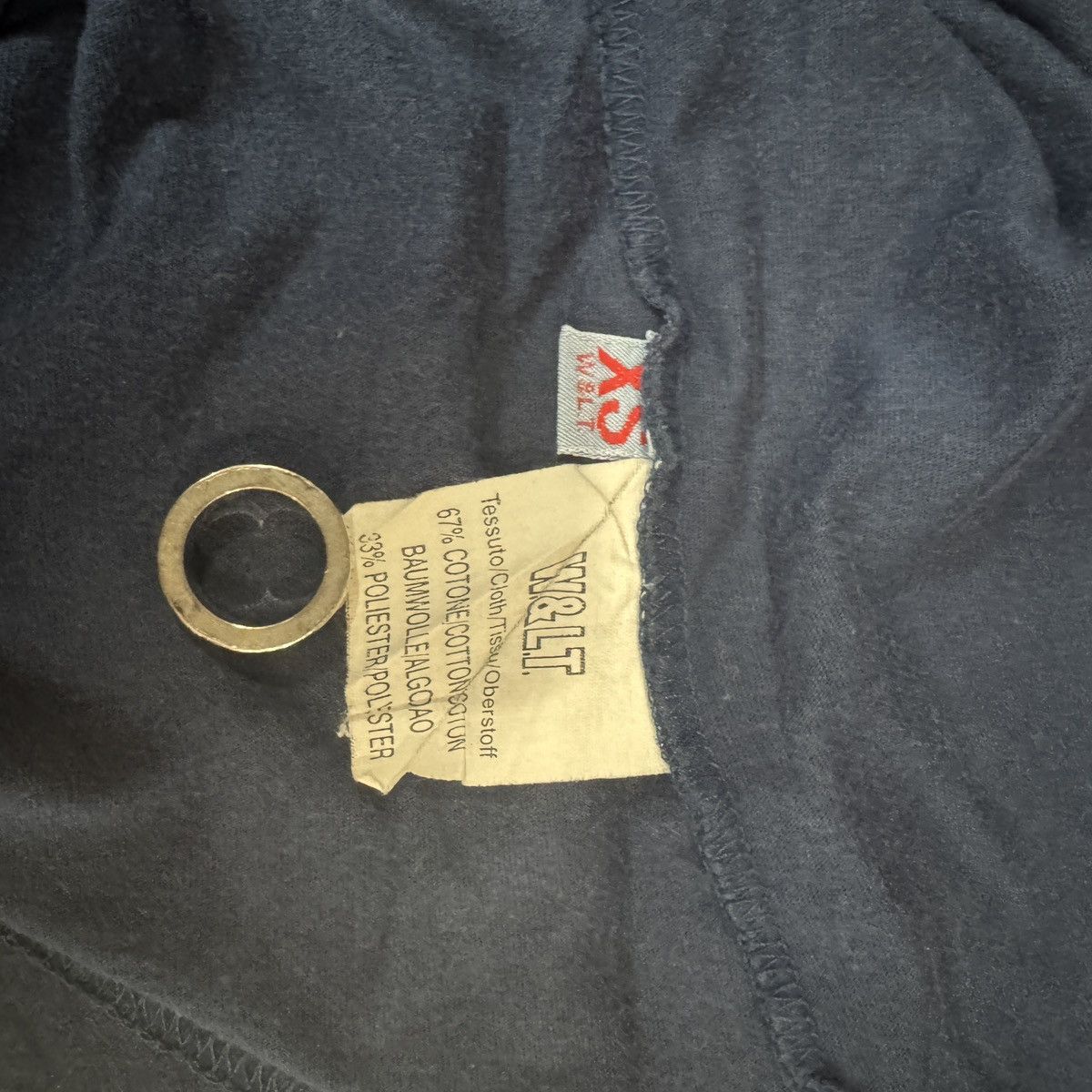 Walter Van Beirendonck W&LT Puk-Puk Says I Am Big Boy Now Navy Tee Size US XS / EU 42 / 0 - 3 Thumbnail