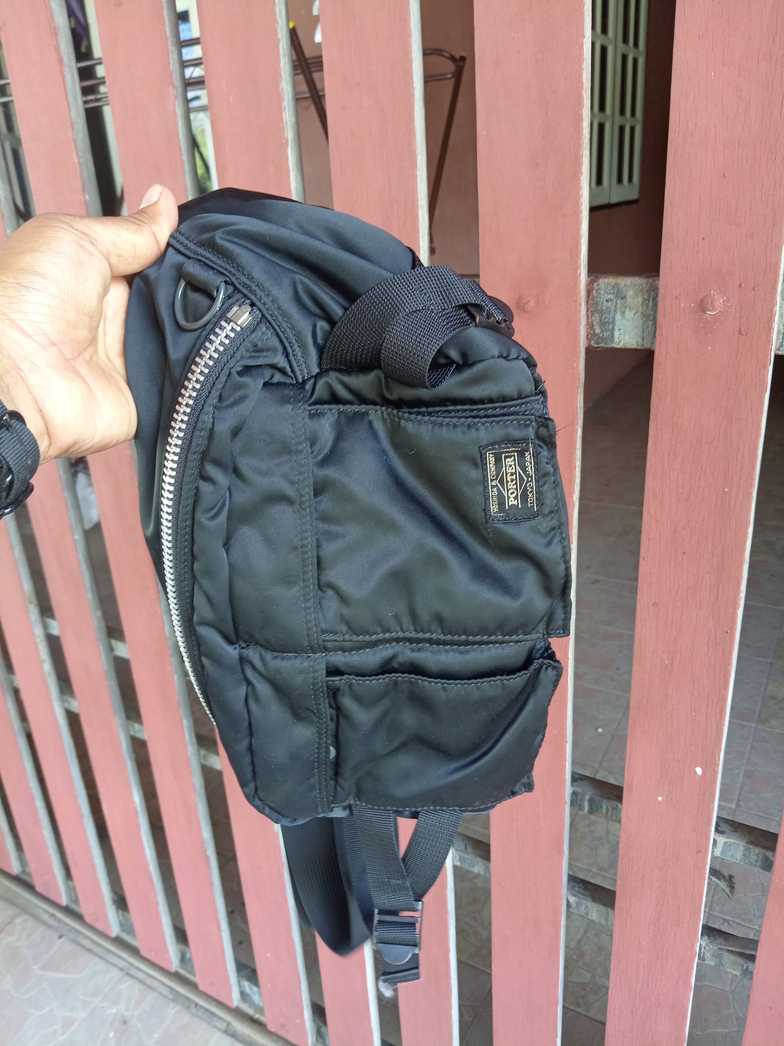 Porter Porter yoshida tanker black waist bag Size ONE SIZE - 10 Thumbnail