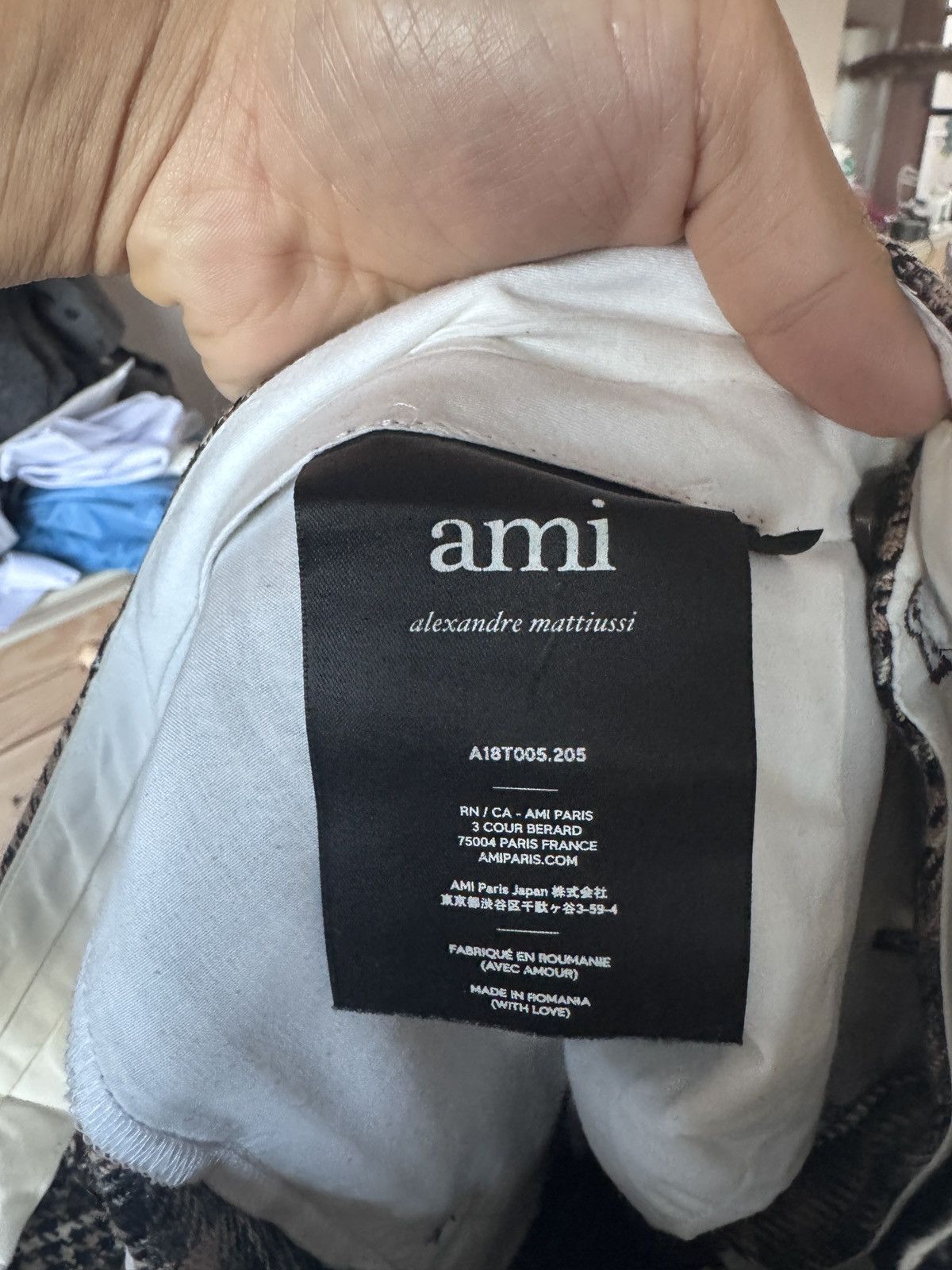 AMI AMI wool houndstooth trousers Size US 31 - 5 Thumbnail