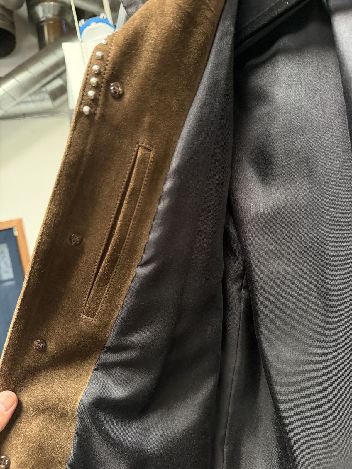 Saint Laurent Paris Saint Laurent Paris SS16 Suede Studded Western Jacket Size US M / EU 48-50 / 2 - 6 Thumbnail