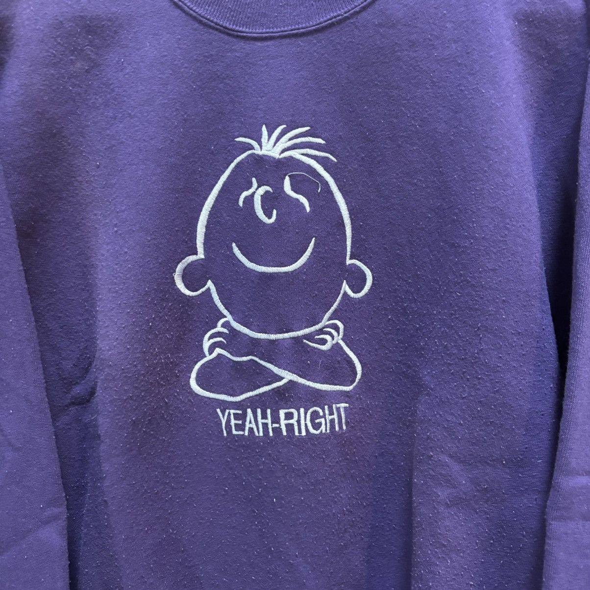 Vintage $50 Vintage 90s Yeah Right Character Crewneck Sweatshirt Size US XL / EU 56 / 4 - 2 Thumbnail