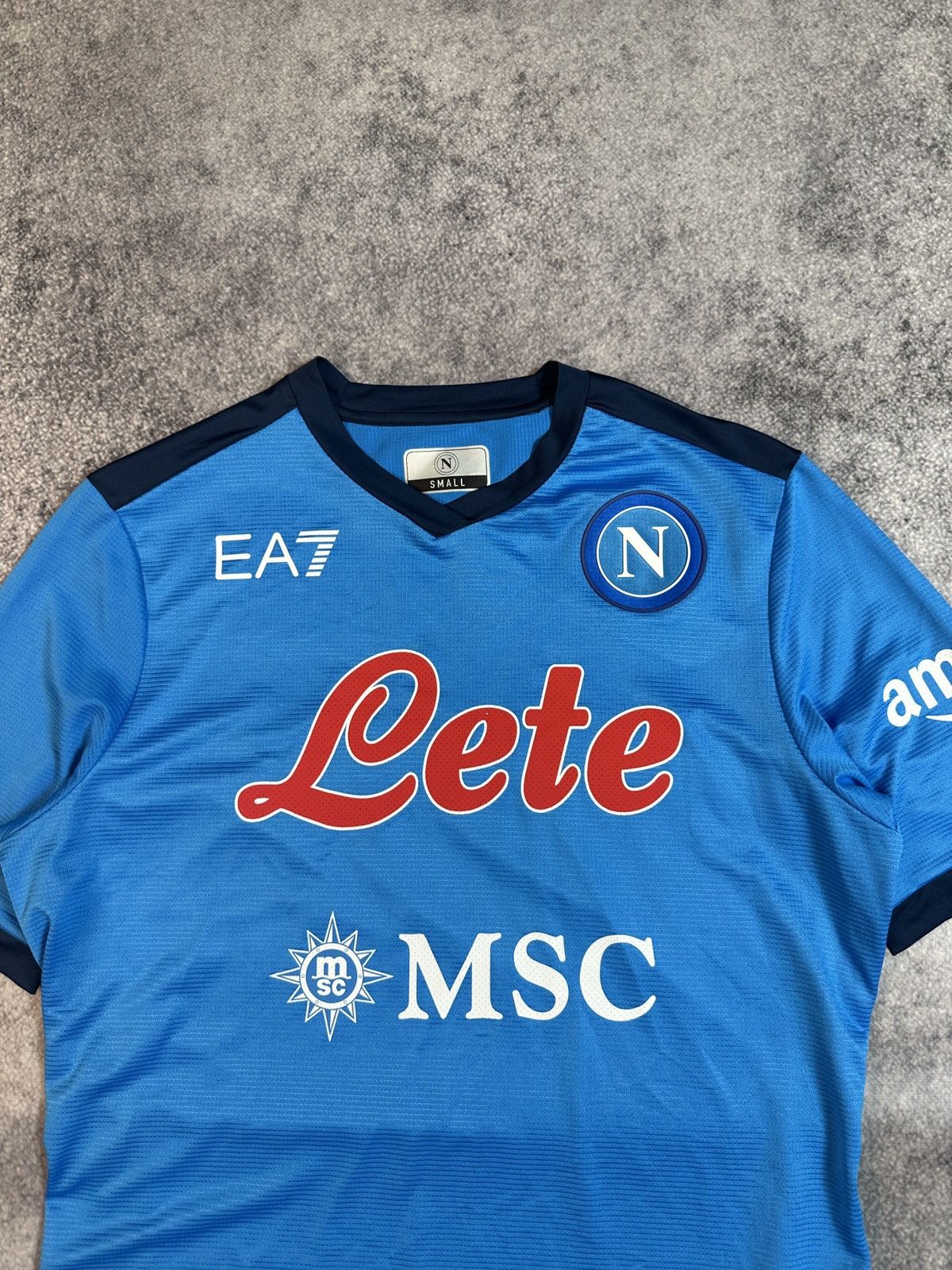 Emporio Armani Vintage EA7 Napoli Soccer Jersey Blokecore Style S Rare Size US S / EU 44-46 / 1 - 2 Thumbnail