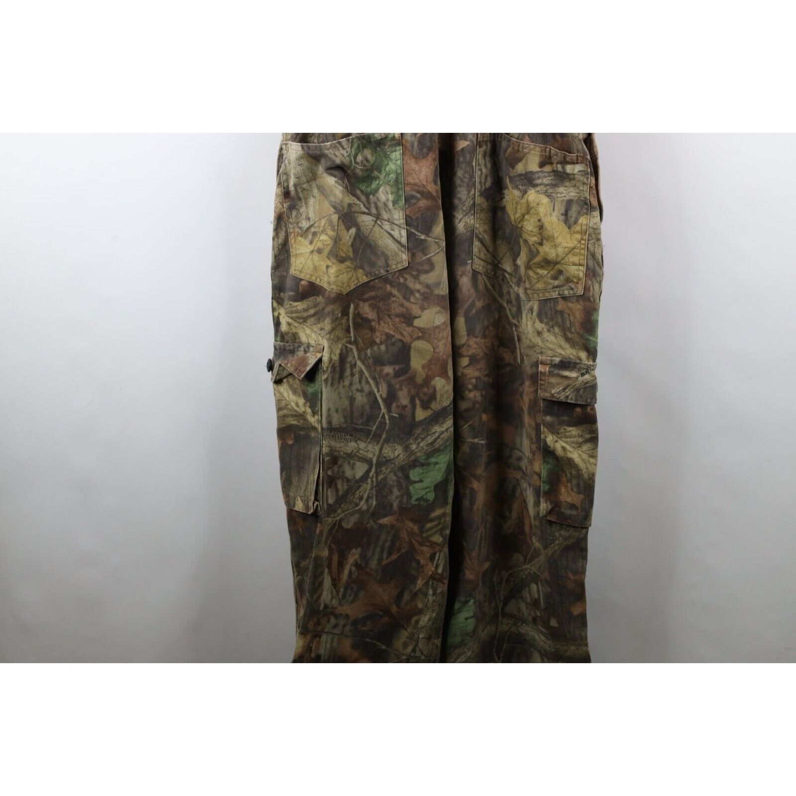 Vintage Vintage 90s StreetwearFaded Camouflage Wide Leg Overalls Size US 38 / EU 54 - 18 Thumbnail