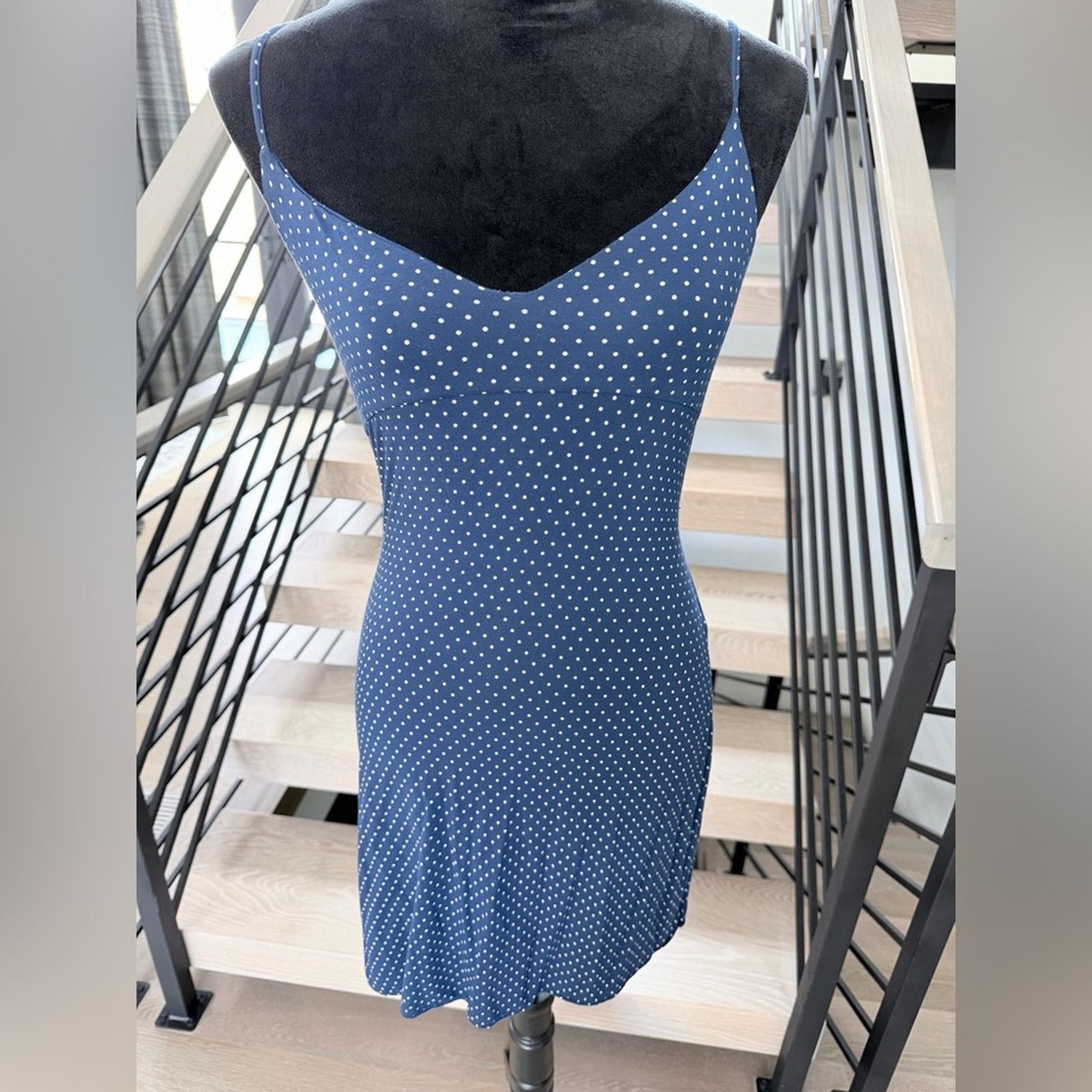 Other New Y2k Vintage Polka Dot Blue Nightie size S Size ONE SIZE - 4 Thumbnail