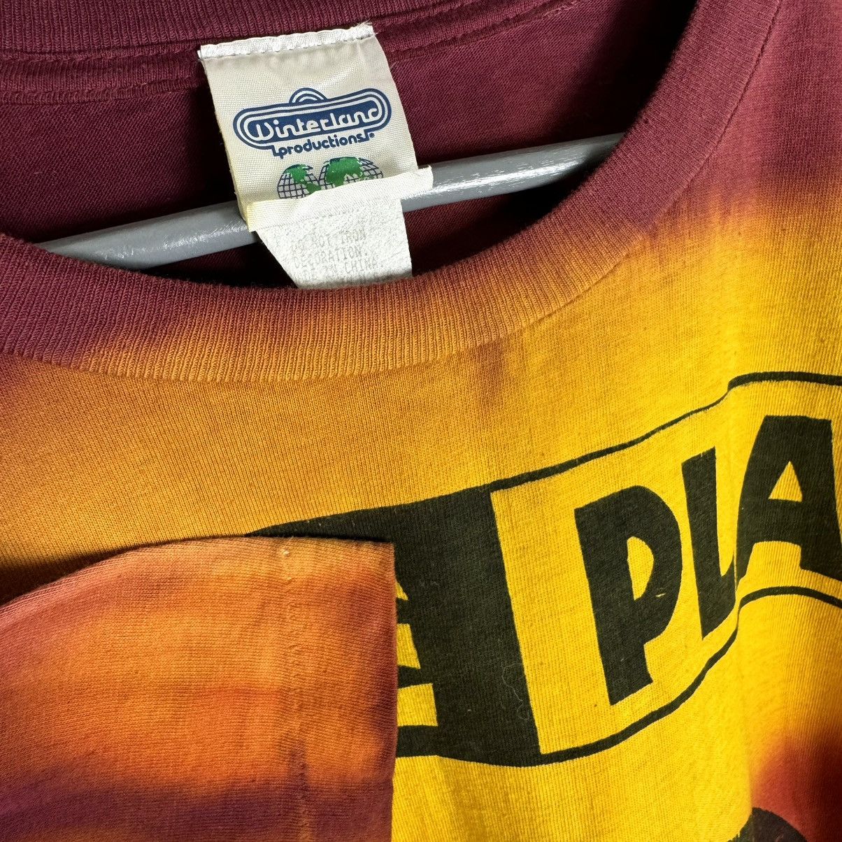 Band Tees Vintage 1995 Jimmy Page Robert Plant Tie Dye Tour T Shirt Size US XL / EU 56 / 4 - 3 Thumbnail