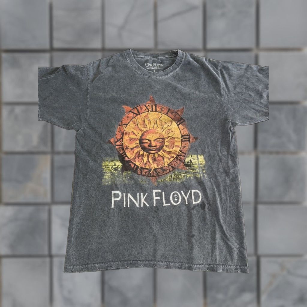 Vintage Pink Floyd Sleeping Sun T-Shirt Black Grey Fade Men S Small 18x25 Band Rock Shirt Size US S / EU 44-46 / 1 - 1 Thumbnail