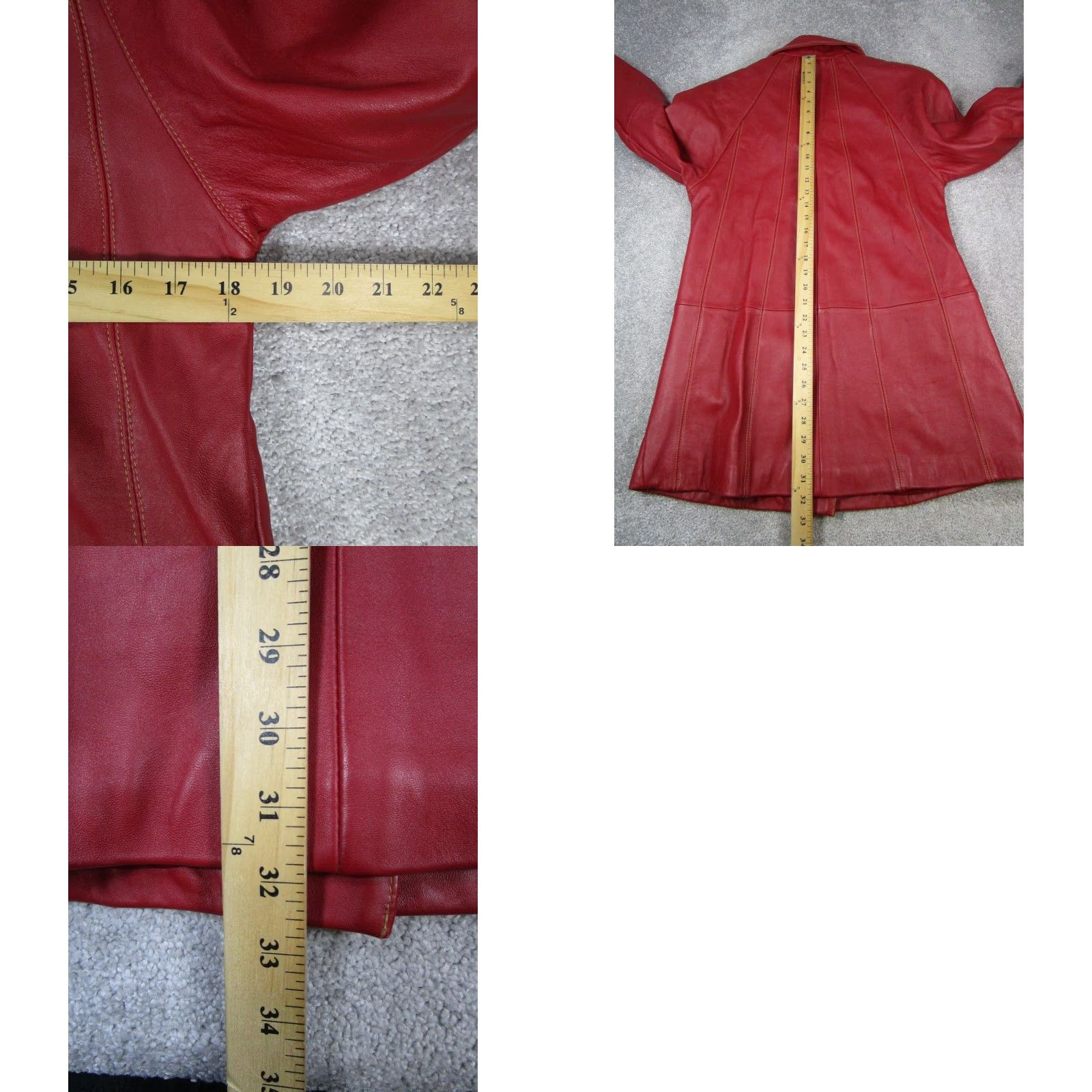 Vintage VINTAGE Tibor Leathers Coat Womens 10 Petite Red Leather Coat Women 10 Petite Red Overcoat Mens? No gender. End with Womens. Size L / US 10 / IT 46 - 8 Thumbnail