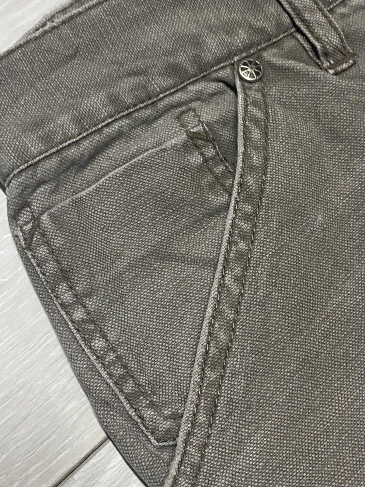 Japanese Brand Vintage Kiss Mark Japan Double Knee Loose Baggy Jeans Size US 30 / EU 46 - 9 Thumbnail