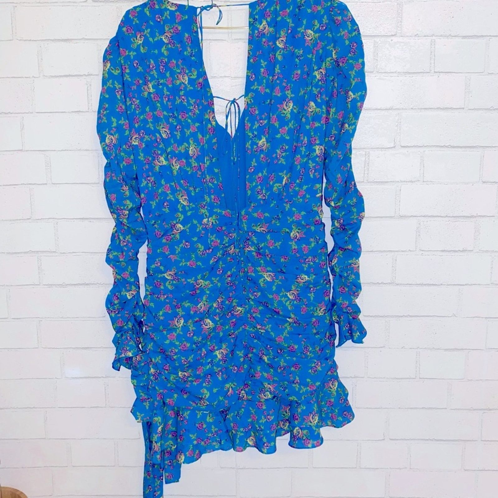 For Love & Lemons For Love & Lemons $265 Bahama Mini Dress LG EUC Size L / US 10 / IT 46 - 13 Thumbnail