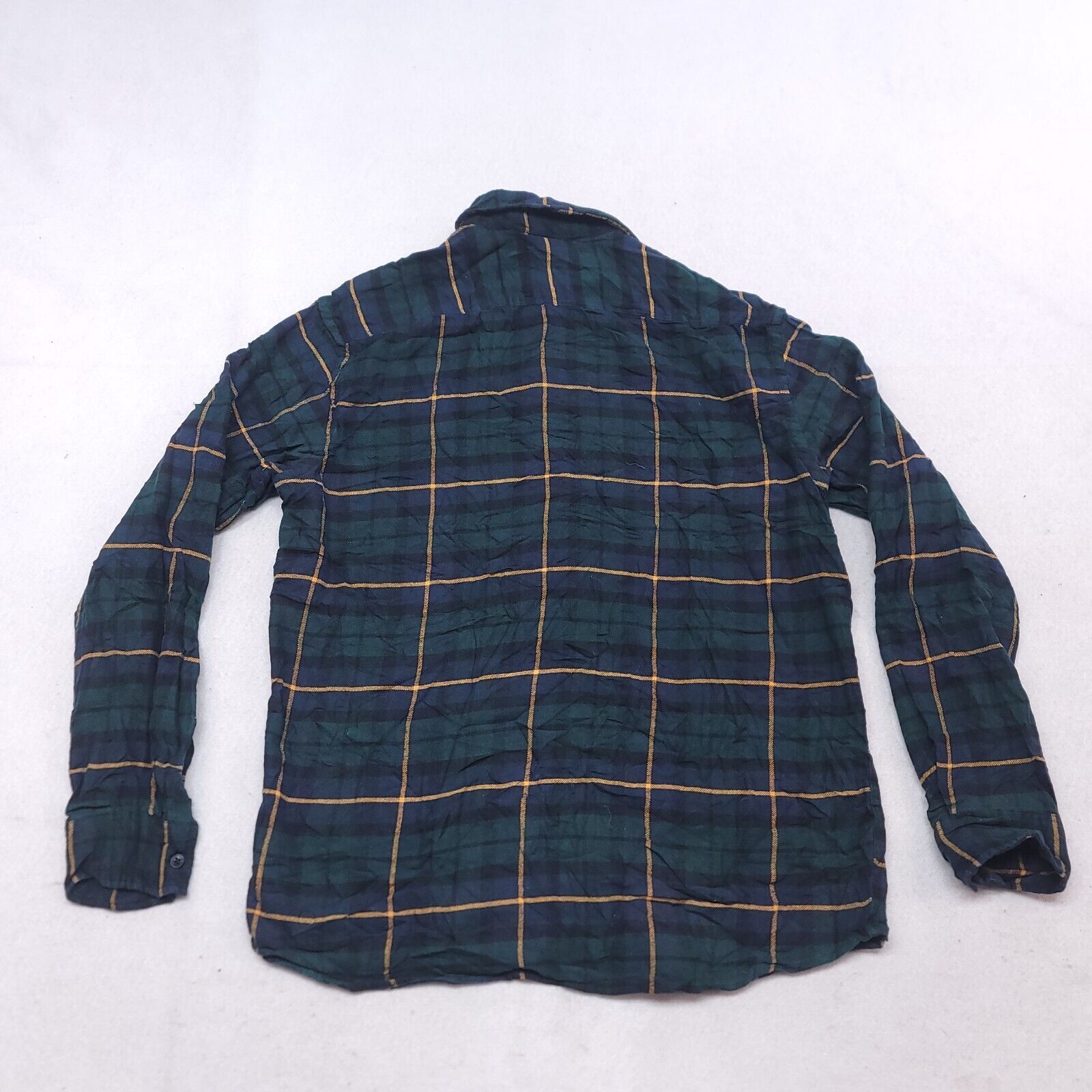 H&M H&M LOGG Tartan Flannel Button Up Shirt Mens Size M Green Size US M / EU 48-50 / 2 - 10 Thumbnail