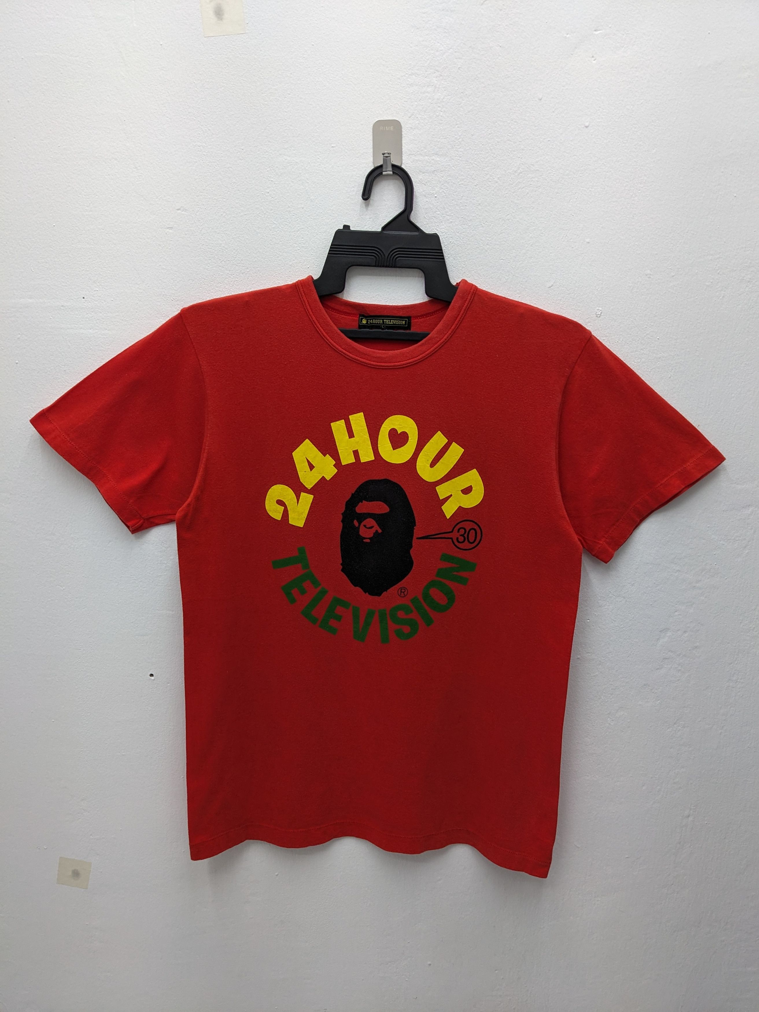 Bape VINTAGE BAPE 24 HOUR TELEVISION Size US L / EU 52-54 / 3 - 2 Thumbnail