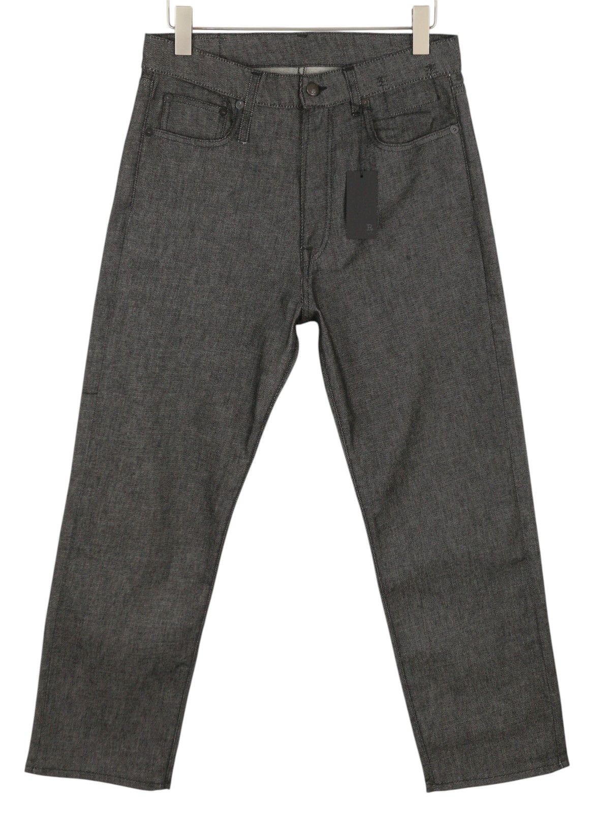 R13 BOYFRIEND 27 Vintage Grey Straight Cropped Ankle 86489 Size 27" / US 4 / IT 40 - 1 Thumbnail