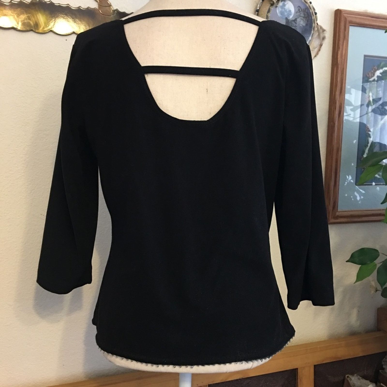 Other Vintage 90s Fashion Bug beaded dress top M Size M / US 6-8 / IT 42-44 - 6 Thumbnail