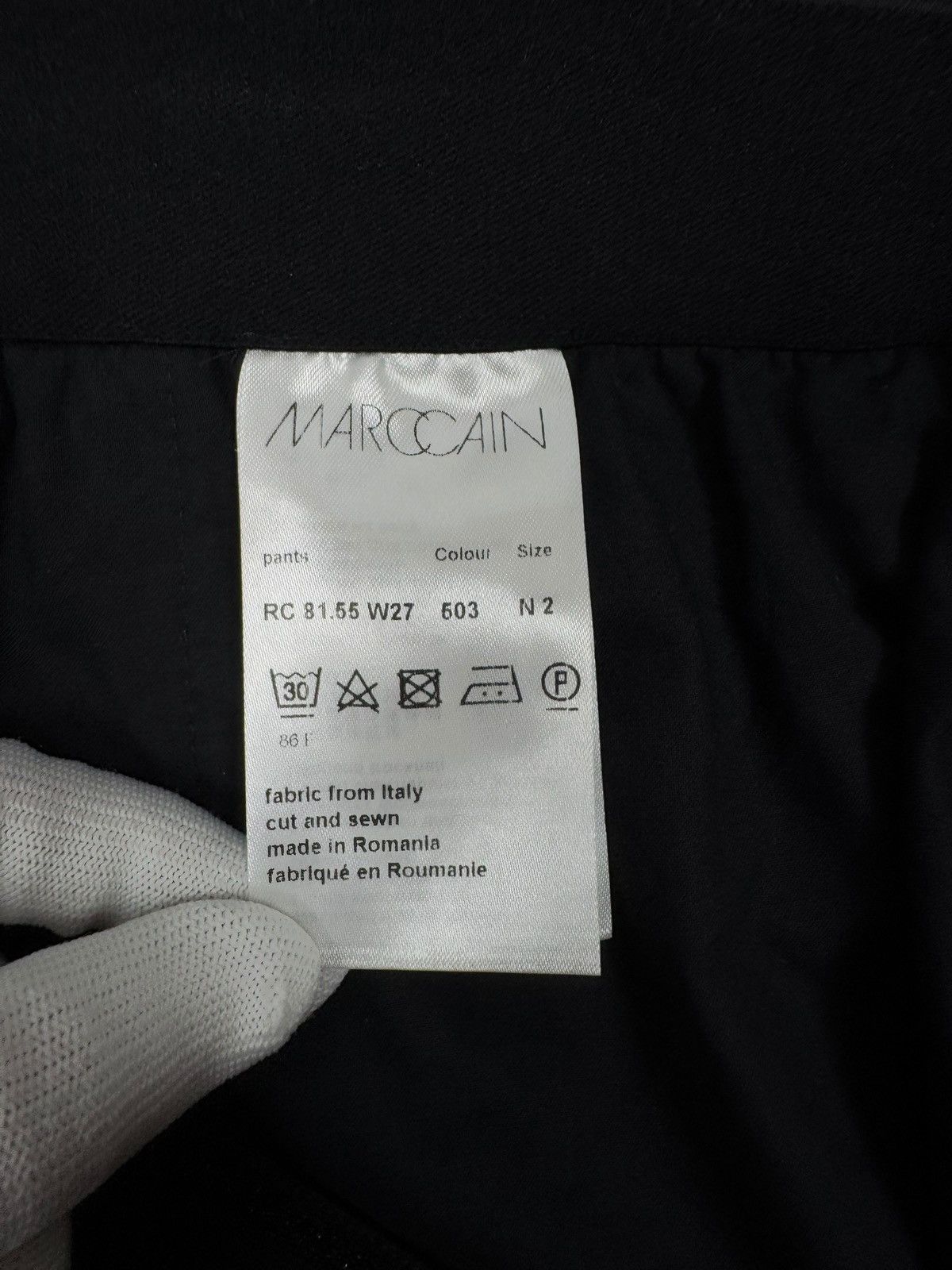 Other Marc Cain Printed Velour Trousers Embroidery Viscose-Silk Size 27" / US 4 / IT 40 - 11 Thumbnail