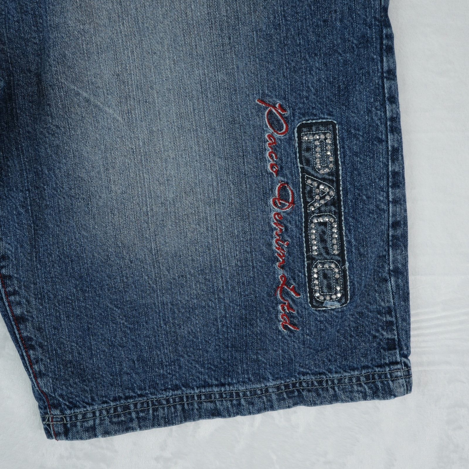 Other Vtg Paco Denim LTD Shorts Mens 38x13 Y2K Baggy Streetwear Size US 38 / EU 54 - 3 Thumbnail
