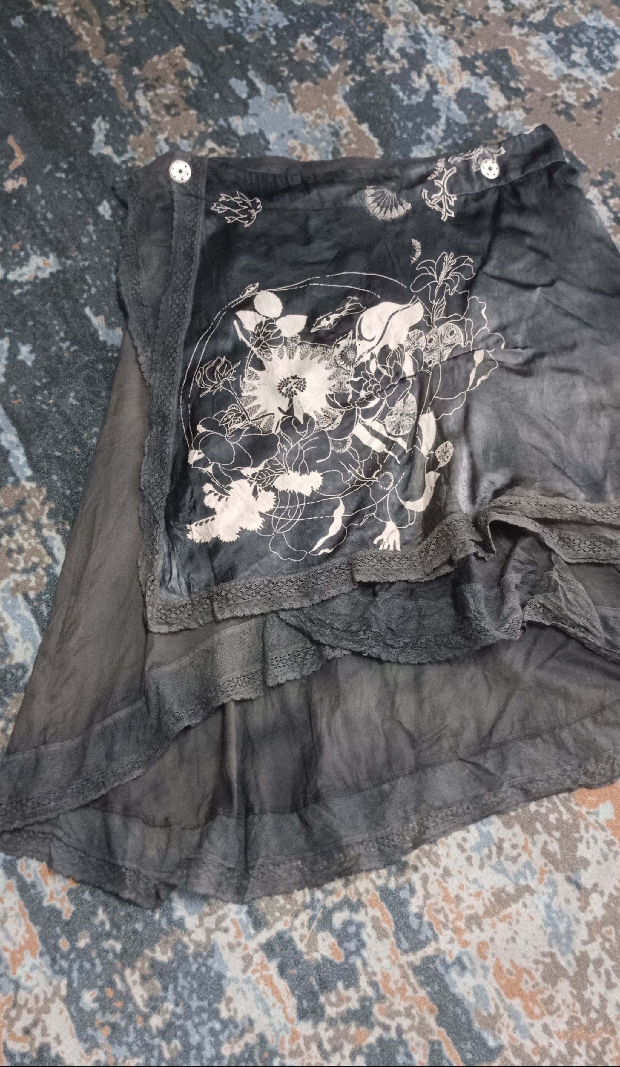 Diesel Vintage Diesel Romania Mini Skirt Size 29" - 3 Thumbnail
