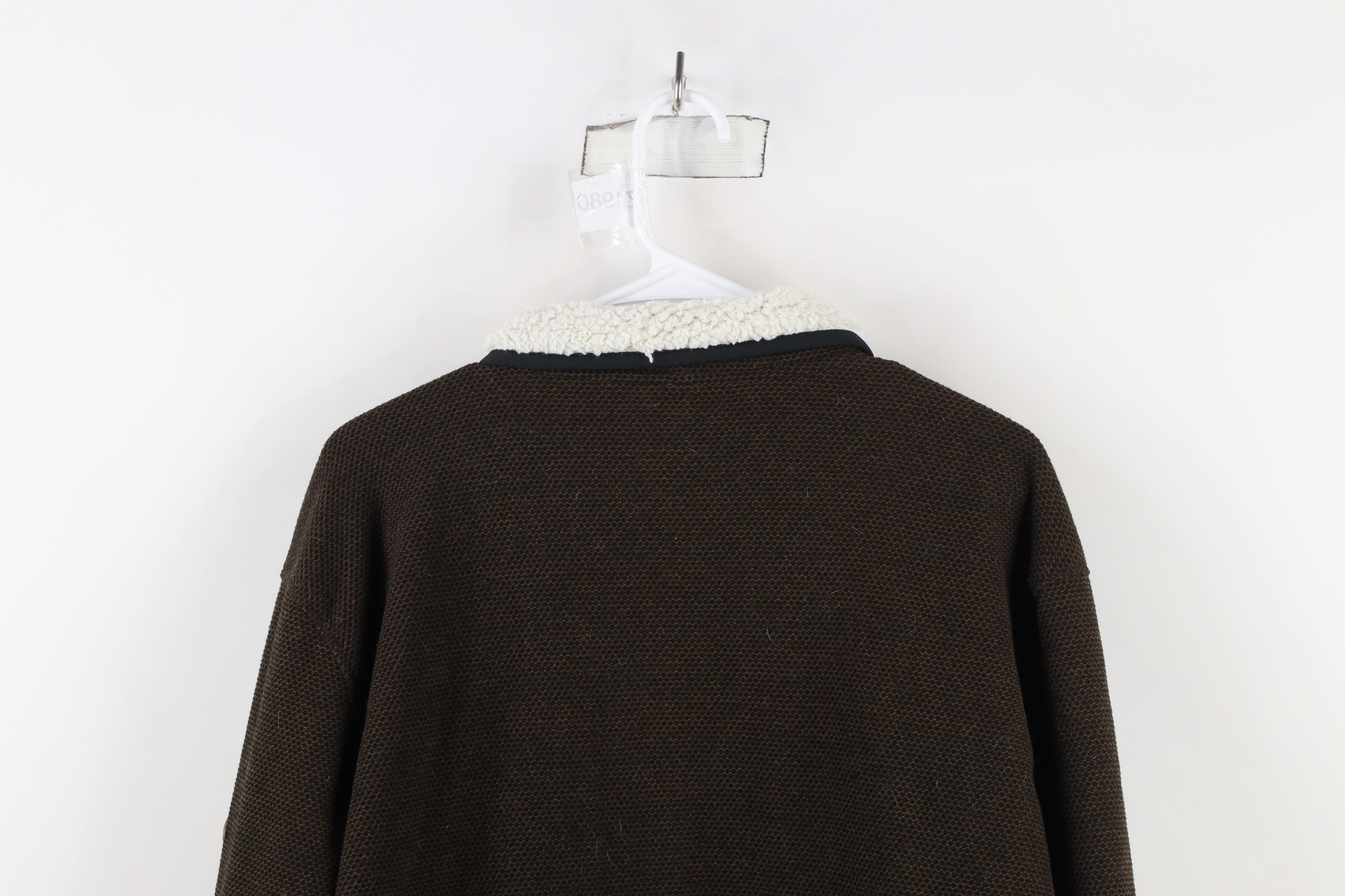 Orvis × Vintage Vintage Orvis Fleece Lined Half Zip Sweater Jacket Brown Size US XXL / EU 58 / 5 - 11 Thumbnail