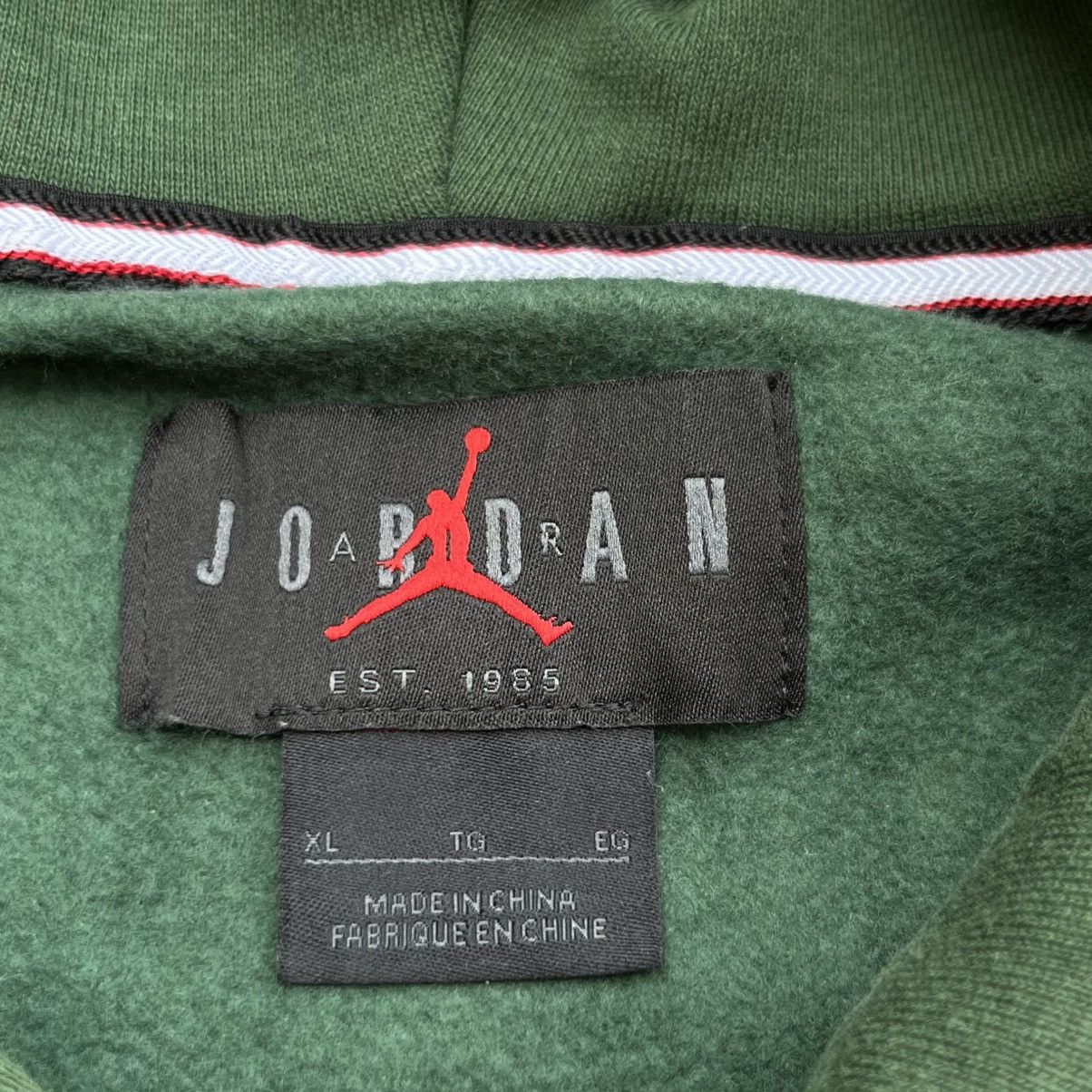 Jordan Brand AIR JORDAN PULLOVER HOODIE GREEN SMALL LOGO Size US XL / EU 56 / 4 - 5 Thumbnail