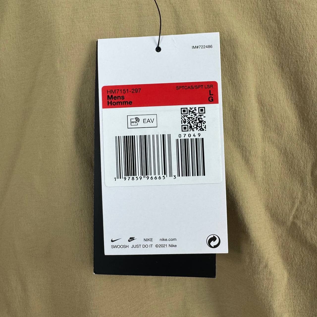 Nike Nike Beige Windrunner Jacket Lightweight Hooded Zip-Up L Size US L / EU 52-54 / 3 - 9 Thumbnail