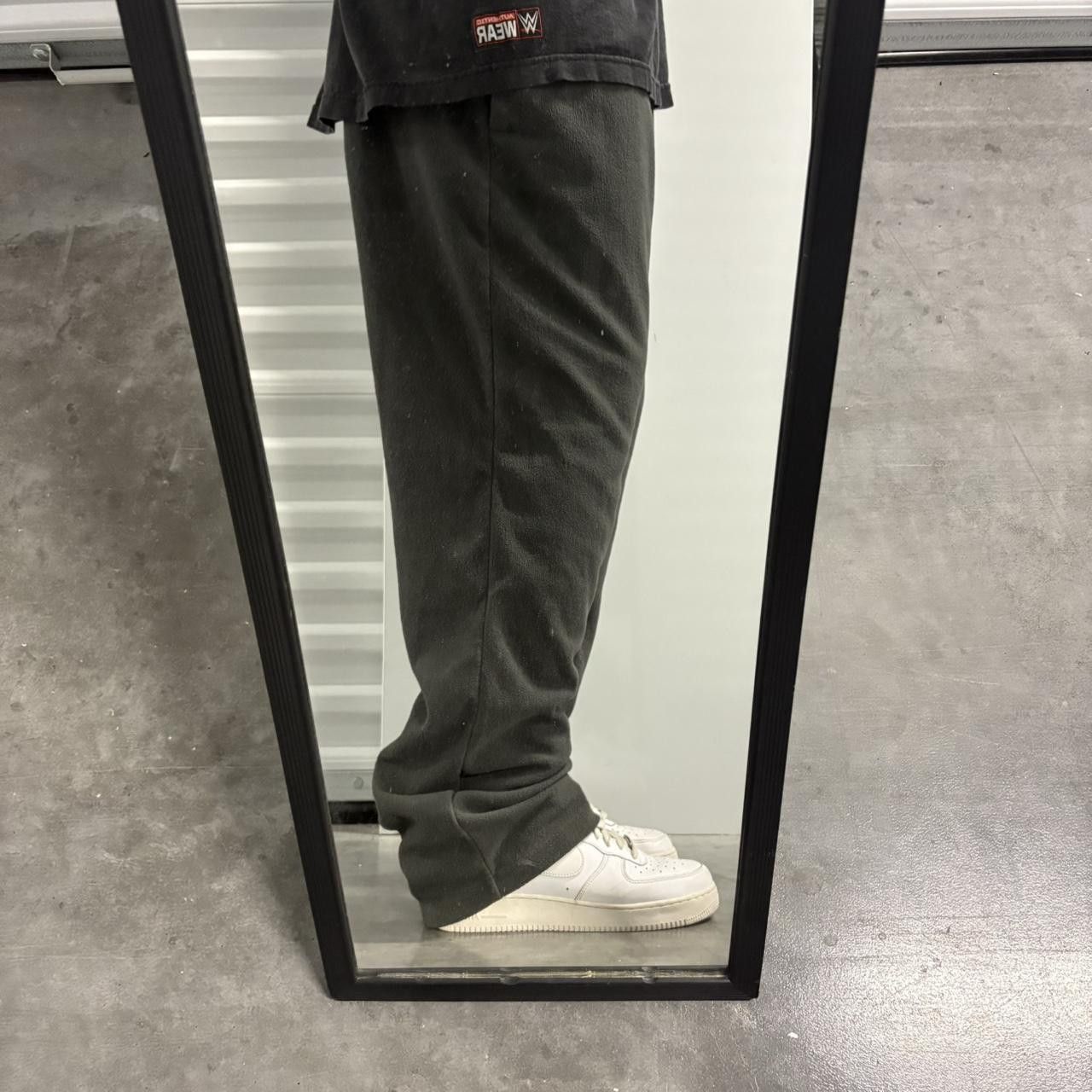 Japanese Brand × Vintage Crazy Vintage Y2K/2000s Baggy Blank Grey Sweatpants! Size US 42 / EU 58 - 1 Thumbnail