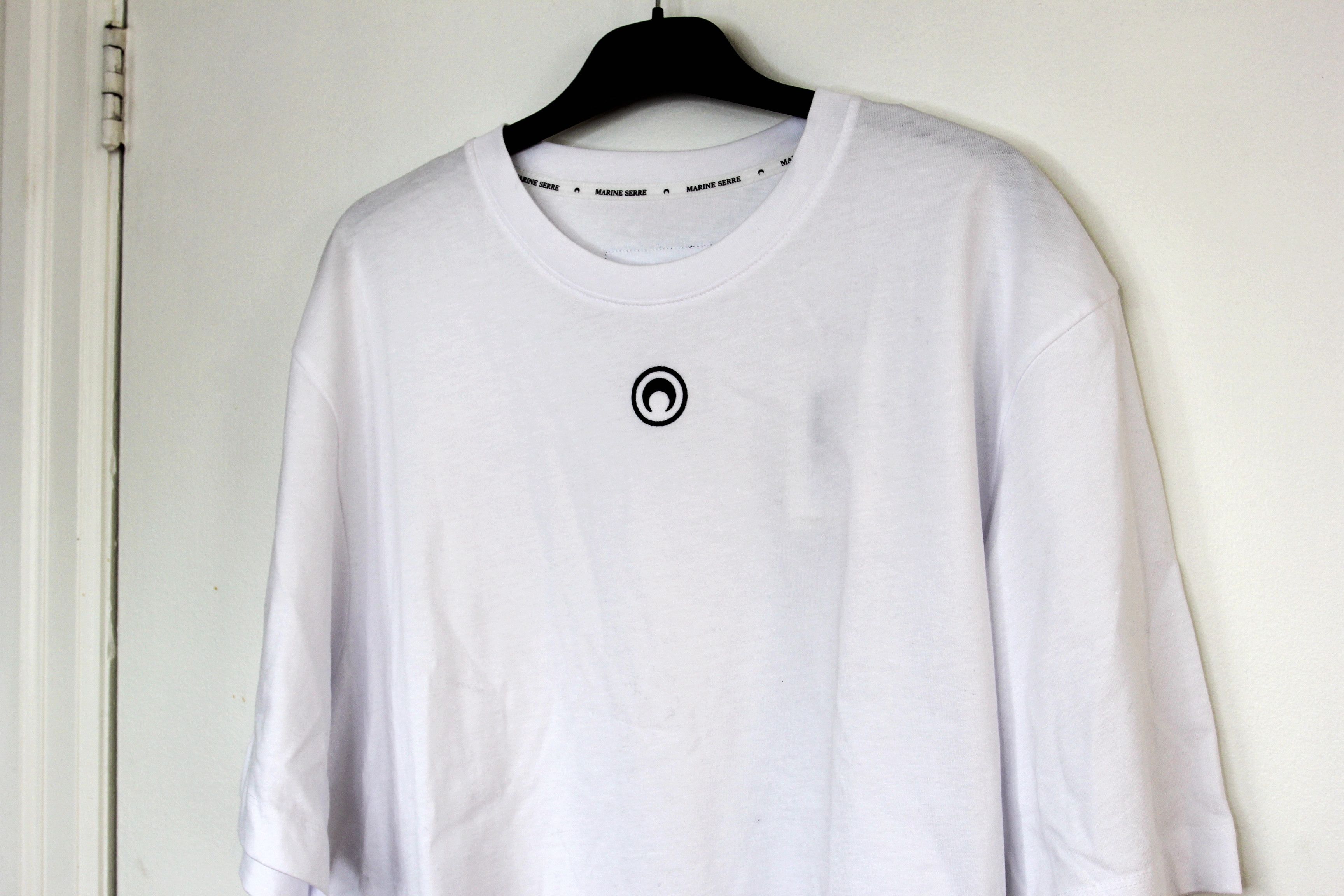 Marine Serre BNWT AW25 MARINE SERRE MOON LOGO JERSEY TSHIRT L Size US L / EU 52-54 / 3 - 4 Thumbnail
