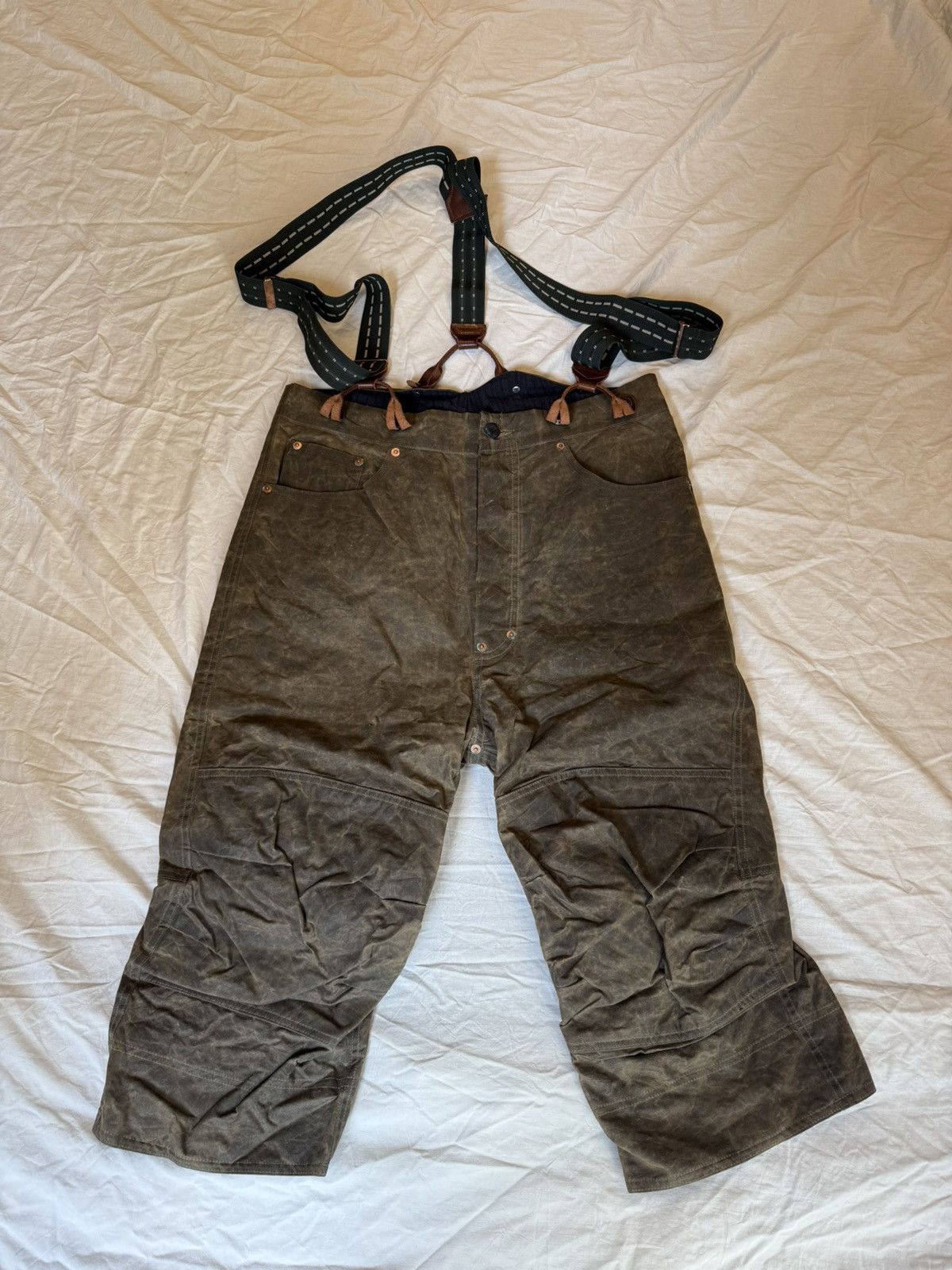 Paul Harnden Shoemakers Wax brace jeans Size US 28 / EU 44 - 1 Thumbnail